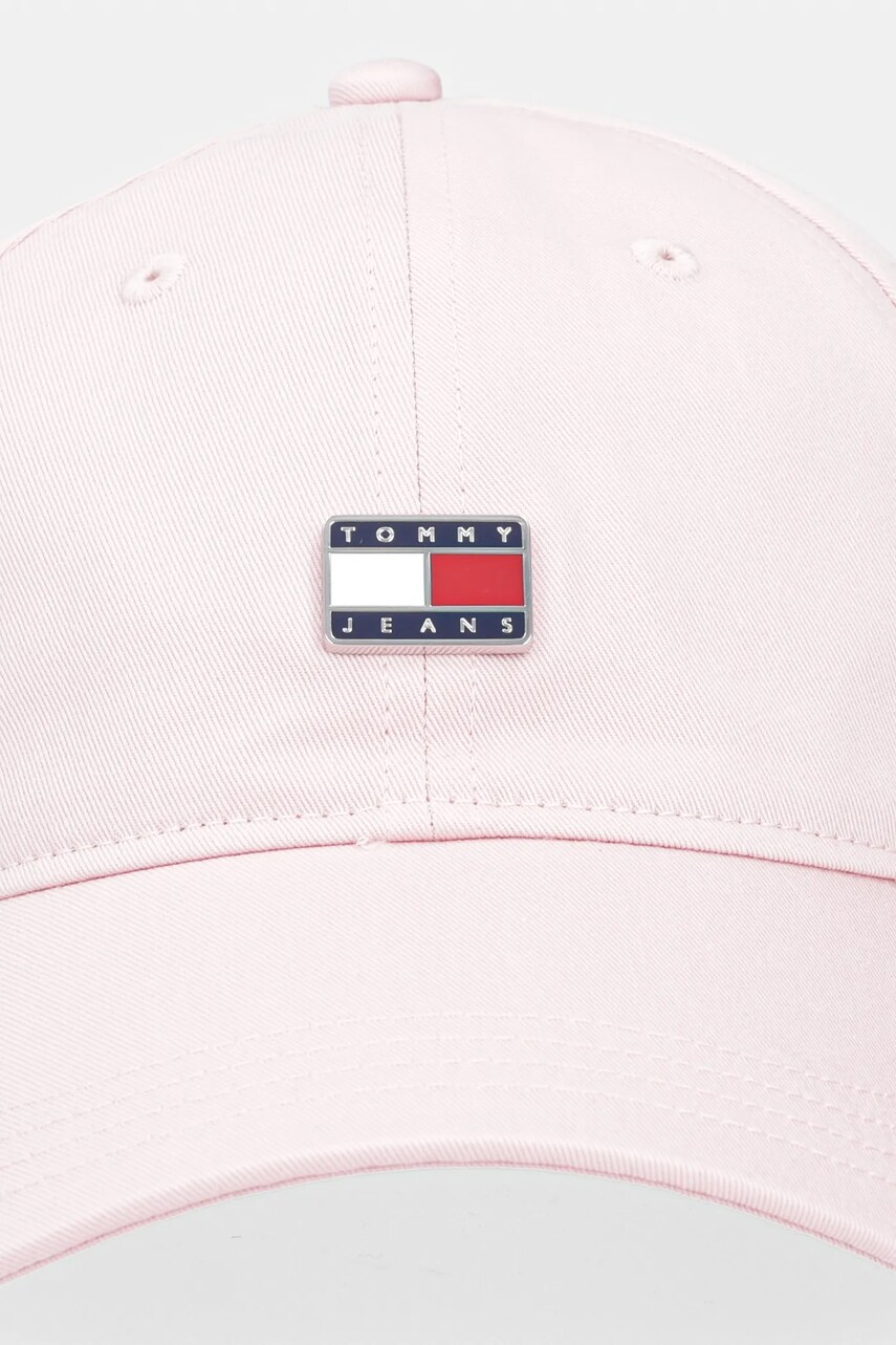 Бавовняна бейсболка Tommy Jeans з аплікацією AW0AW16986