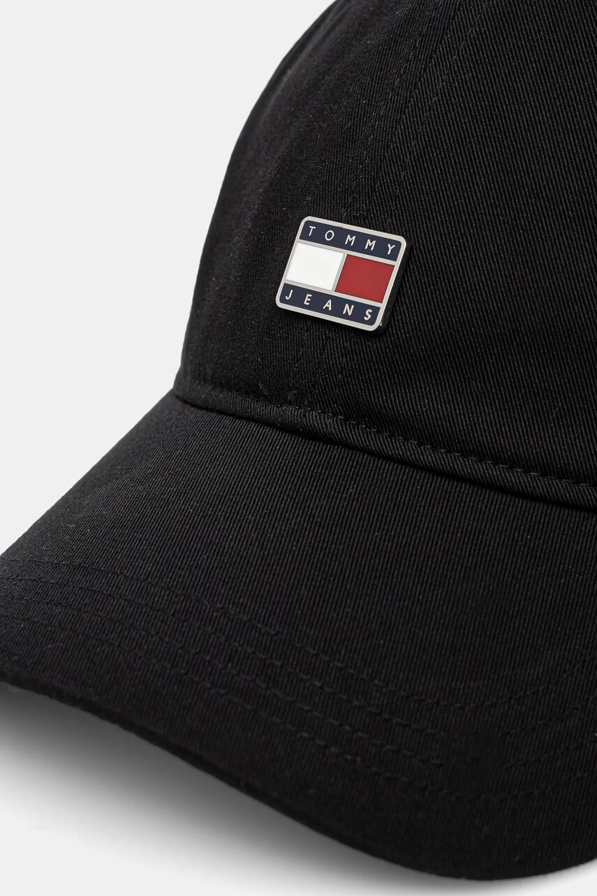 Бавовняна бейсболка Tommy Jeans з аплікацією AW0AW16986