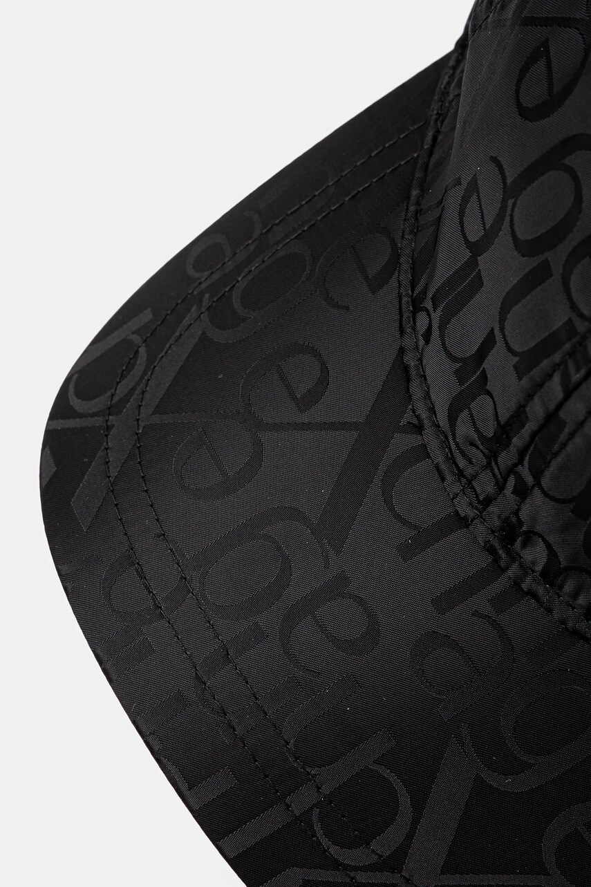 Бавовняна бейсболка Armani Exchange колір чорний візерунок XW000311 AF10852