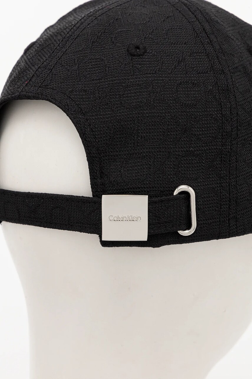 Кепка Calvin Klein колір чорний візерунок K60K612871
