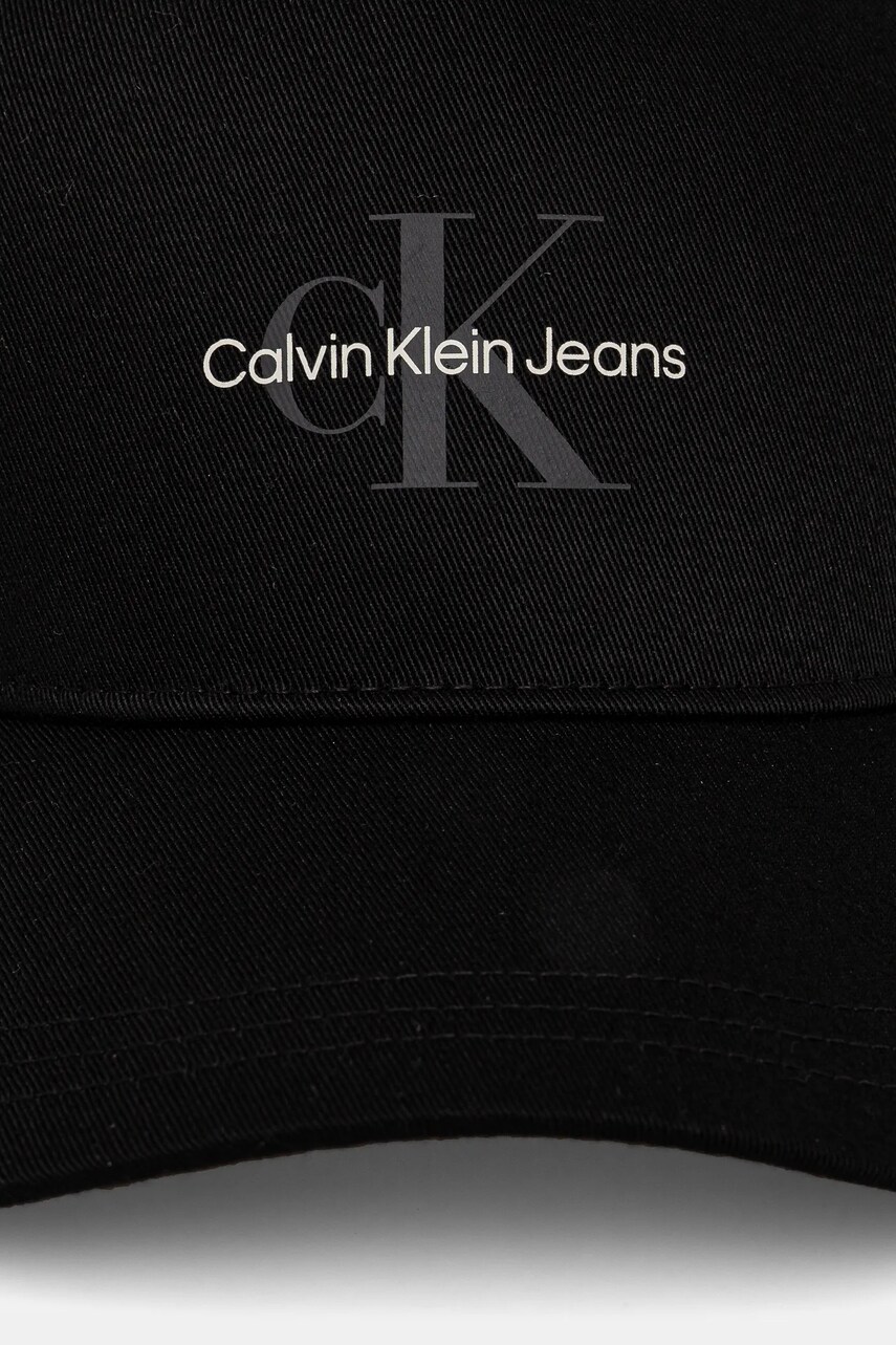 Кепка Calvin Klein Jeans колір чорний з принтом K60K613056
