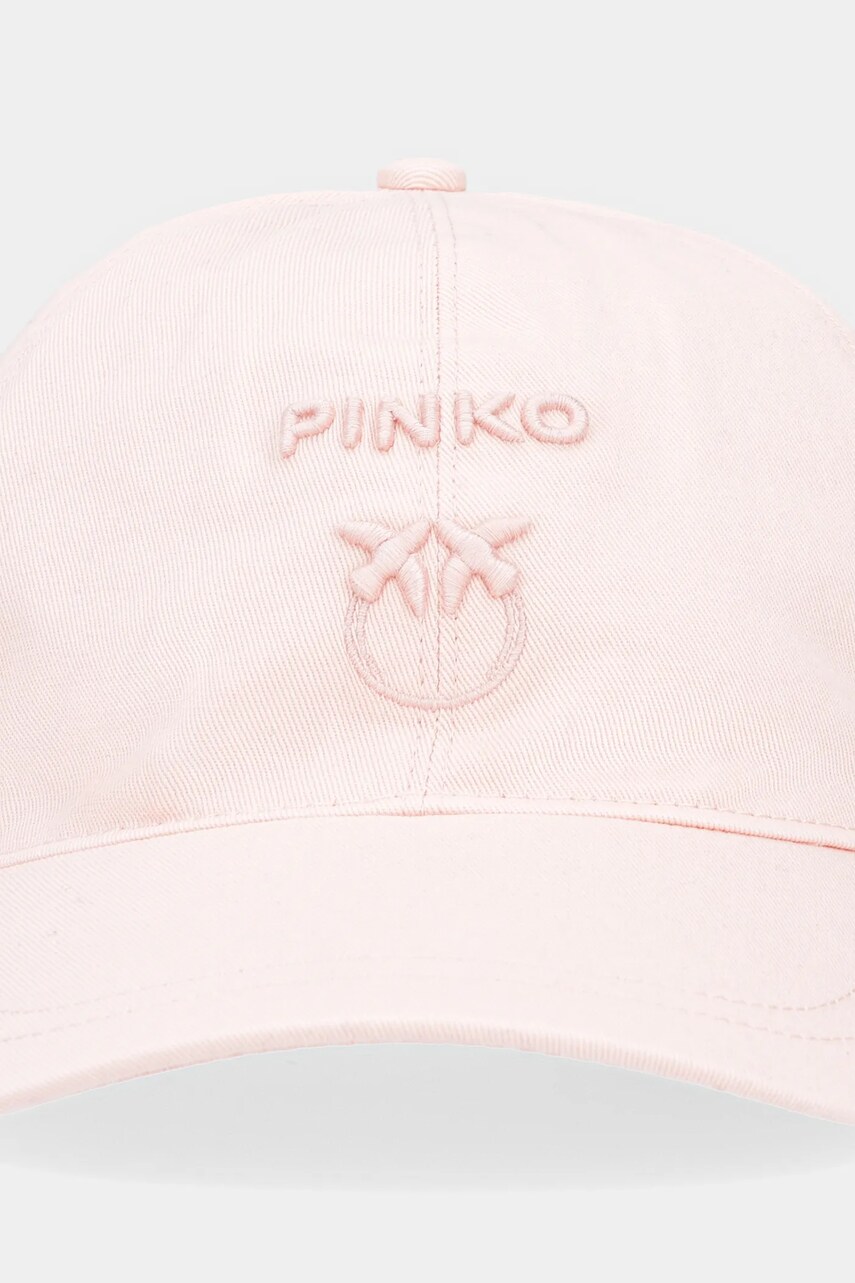 Кепка Pinko колір рожевий з аплікацією 100621 A25N