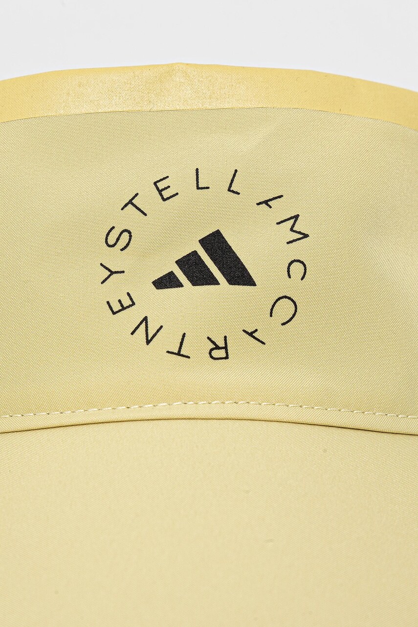 Козирок від сонця adidas by Stella McCartney колір жовтий з принтом JP1168