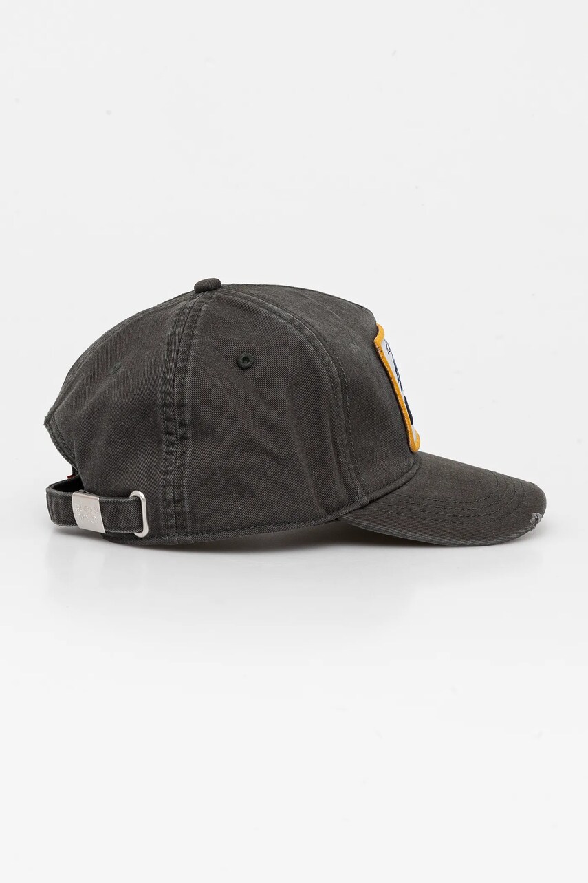 Бавовняна бейсболка Superdry колір зелений з аплікацією W9010177A-OE6