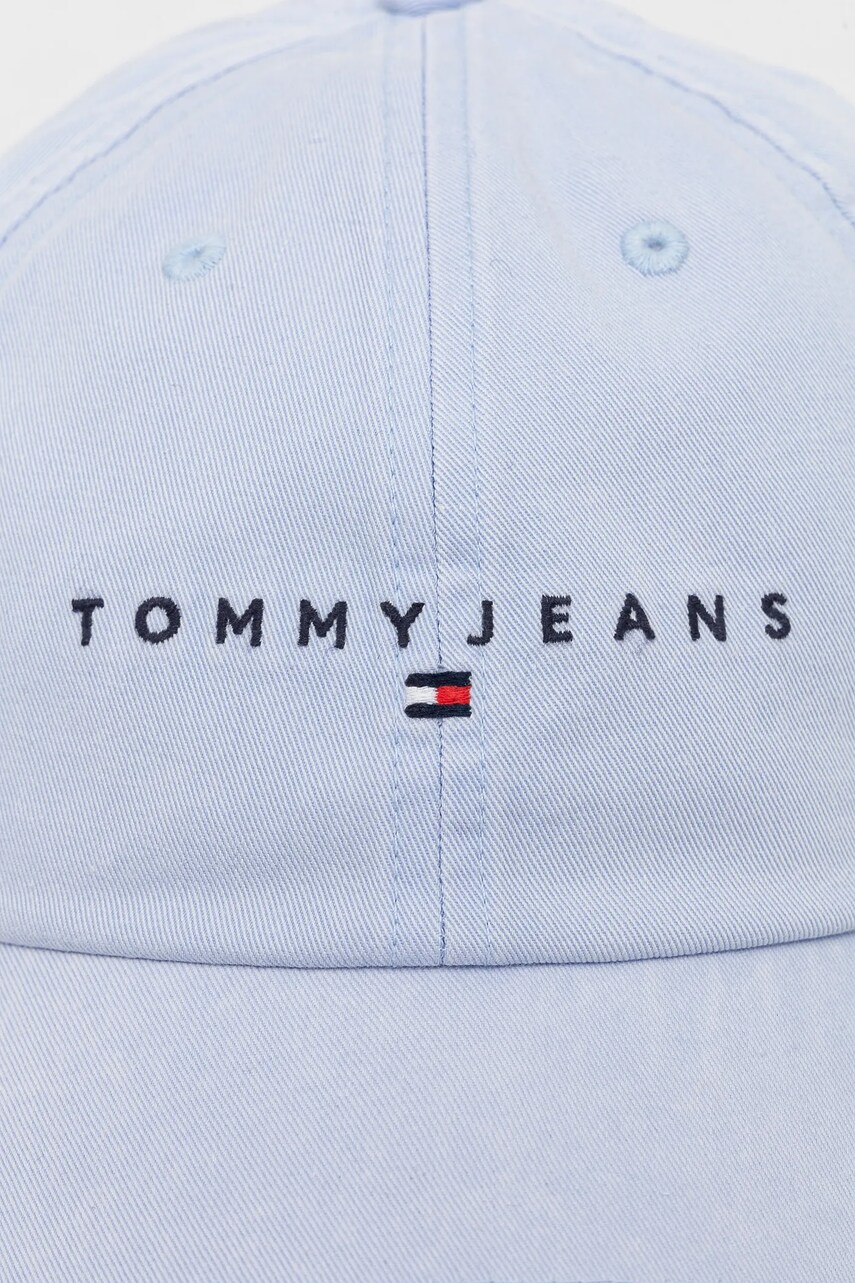 Бавовняна бейсболка Tommy Jeans з аплікацією AW0AW17308