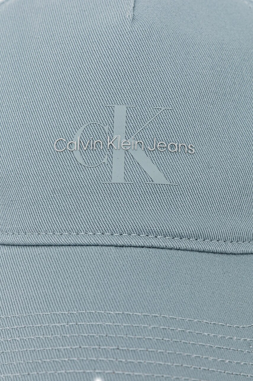 Бавовняна бейсболка Calvin Klein Jeans однотонна LV04K5027G