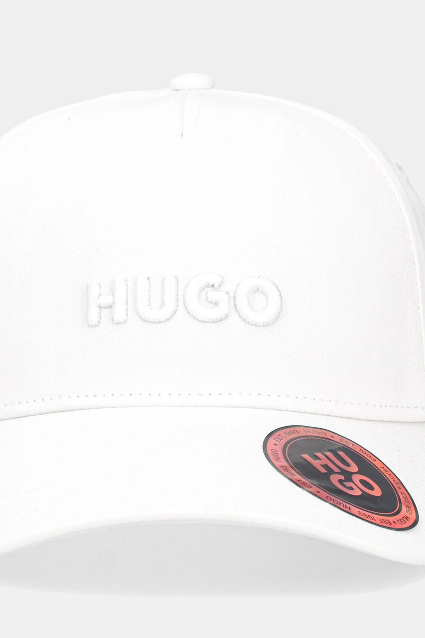 Кепка HUGO колір бежевий однотонна 50533410