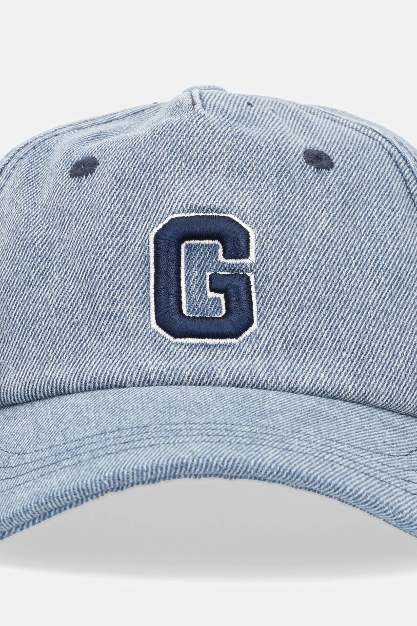 Бавовняна бейсболка Guess Jeans з аплікацією M5RZ16 WF8V1