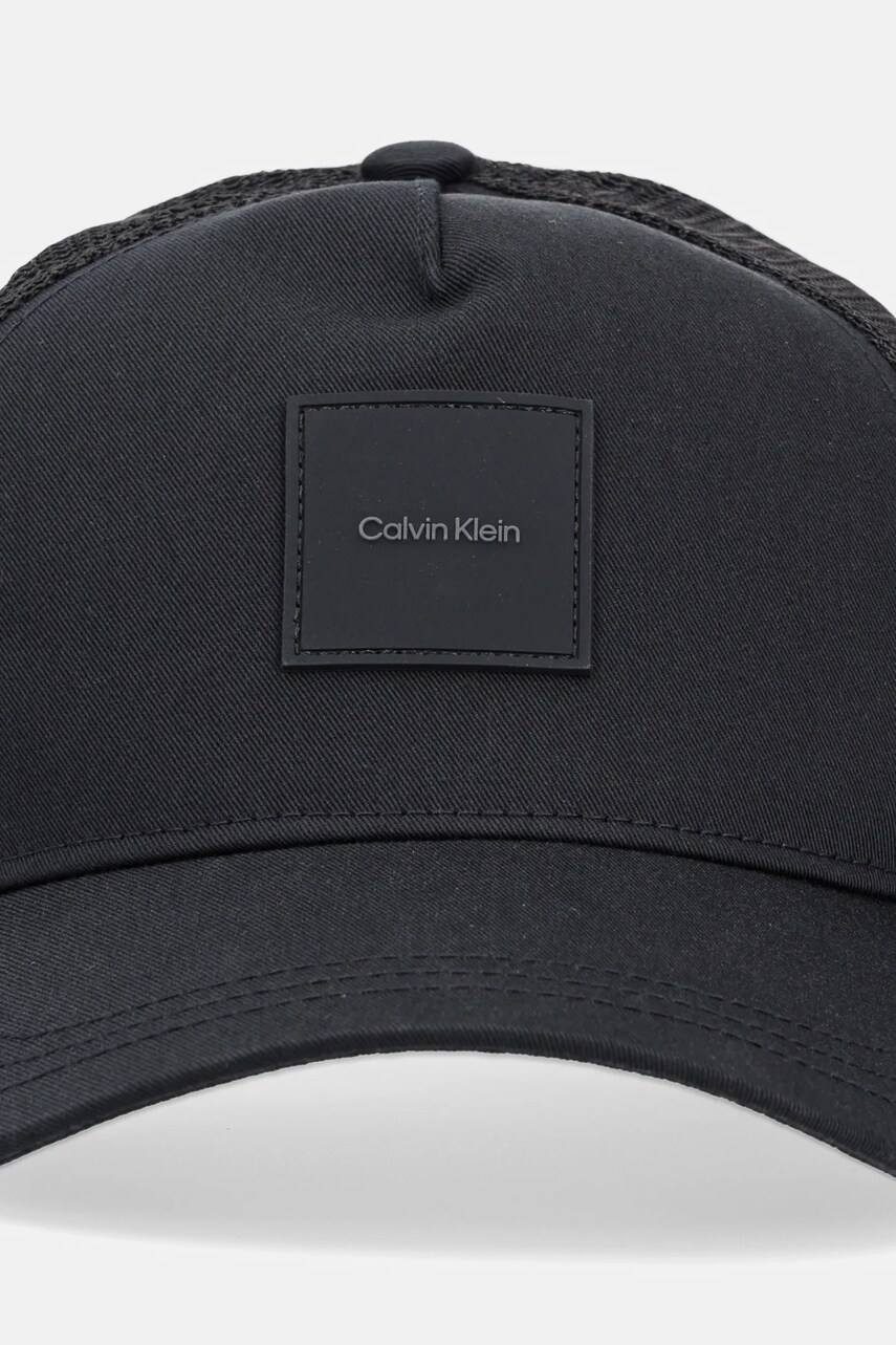 Кепка Calvin Klein колір чорний з аплікацією K50K512615