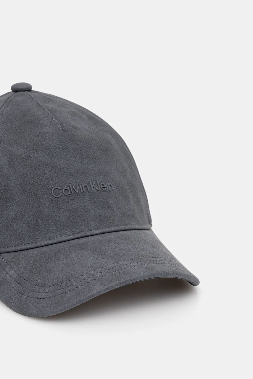 Кепка Calvin Klein колір сірий однотонна K50K512632