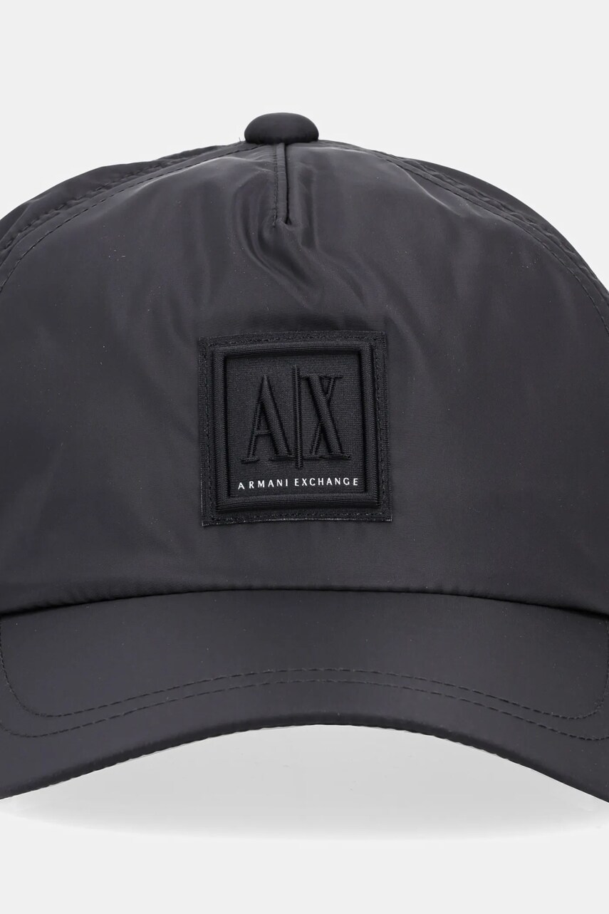 Кепка Armani Exchange колір чорний однотонна XM000810 AF13342