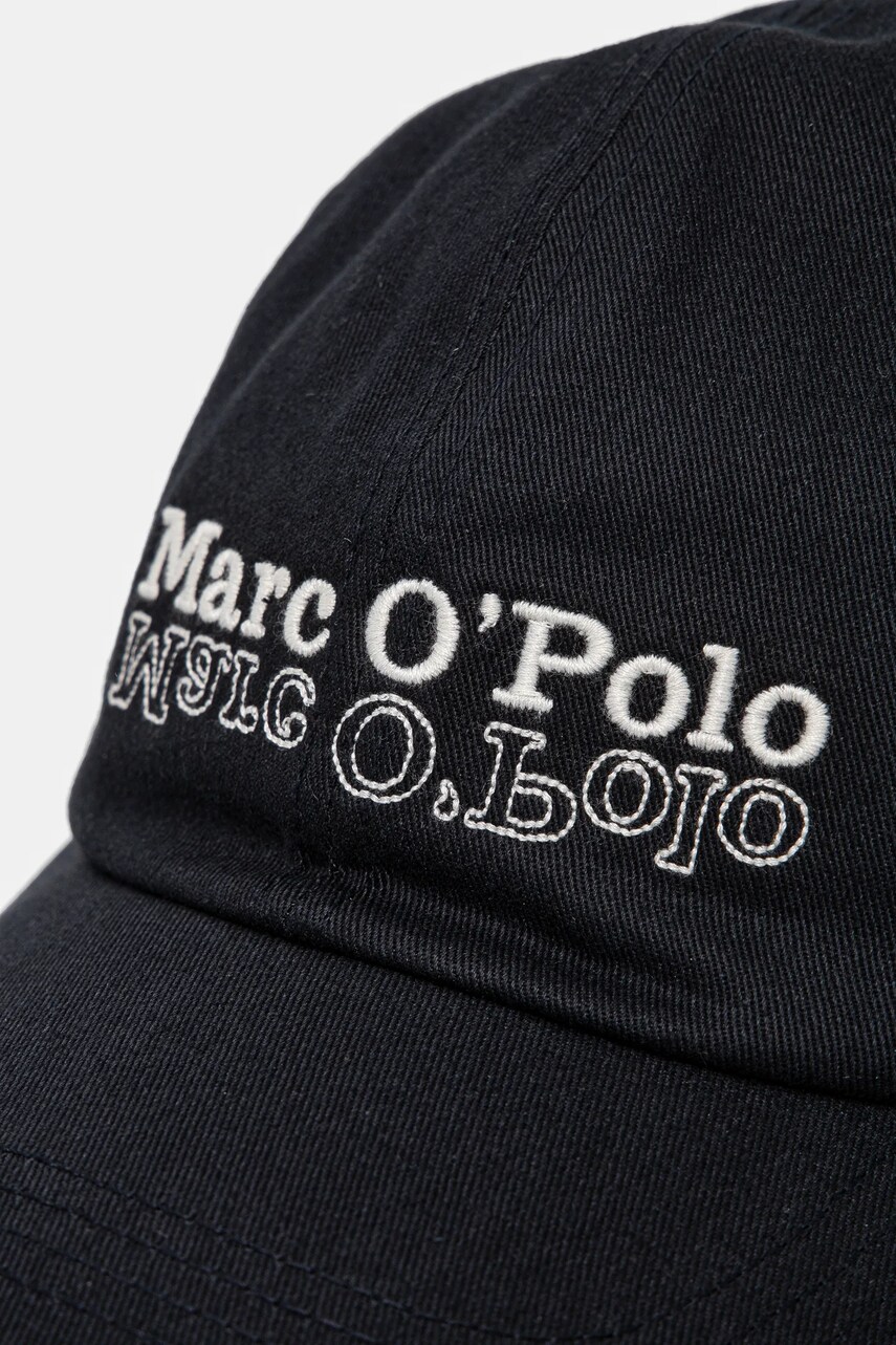 Бавовняна бейсболка Marc O'Polo колір синій з аплікацією 522803801014