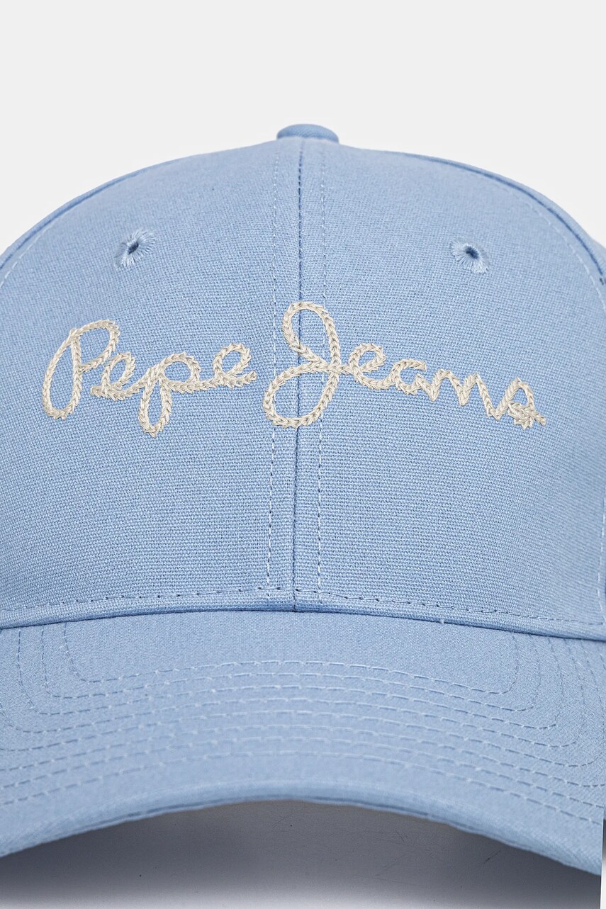 Бавовняна бейсболка Pepe Jeans MALLON CAP з аплікацією PM040567