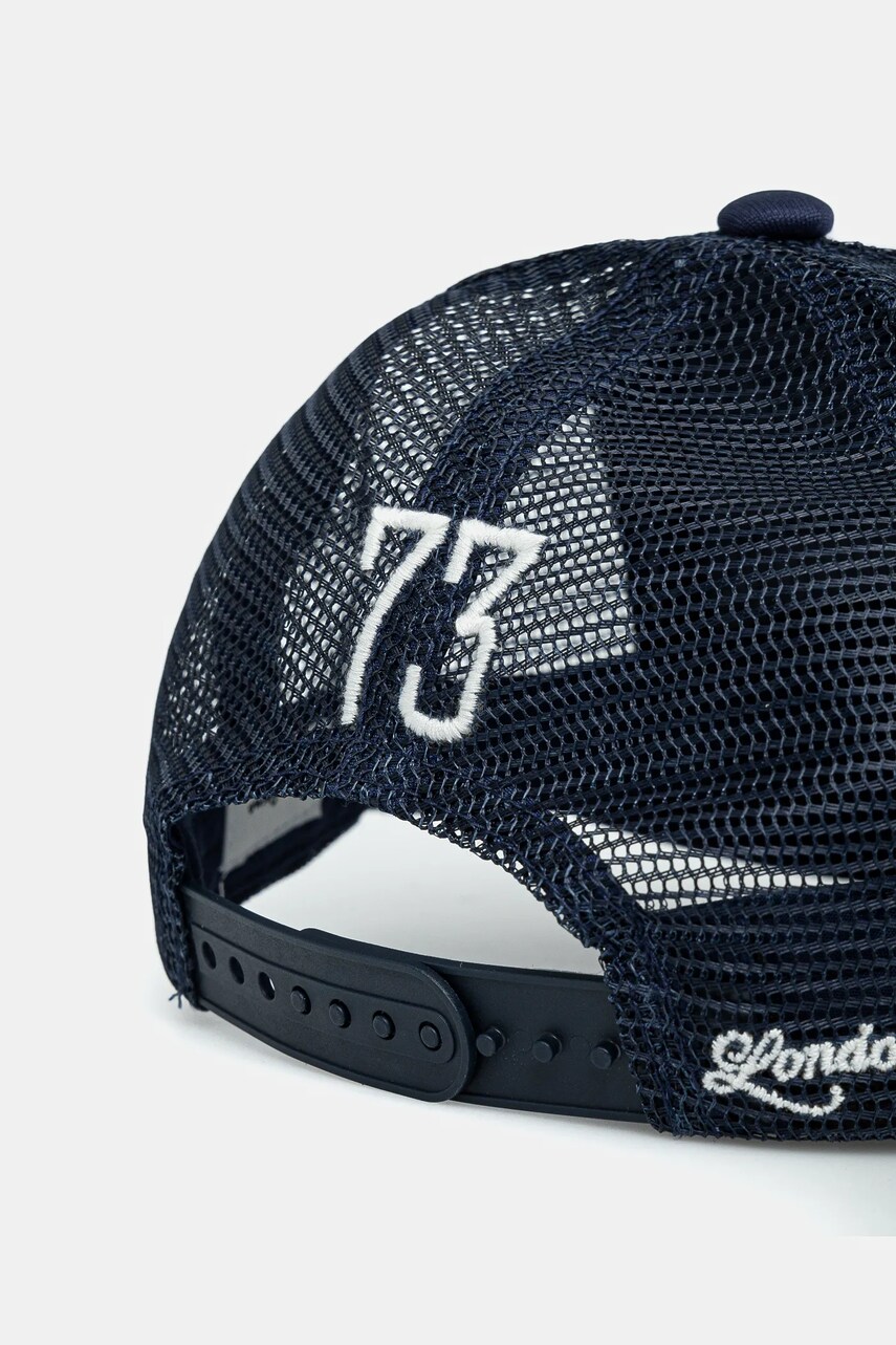 Кепка Pepe Jeans MALTON CAP колір синій з аплікацією PM040568