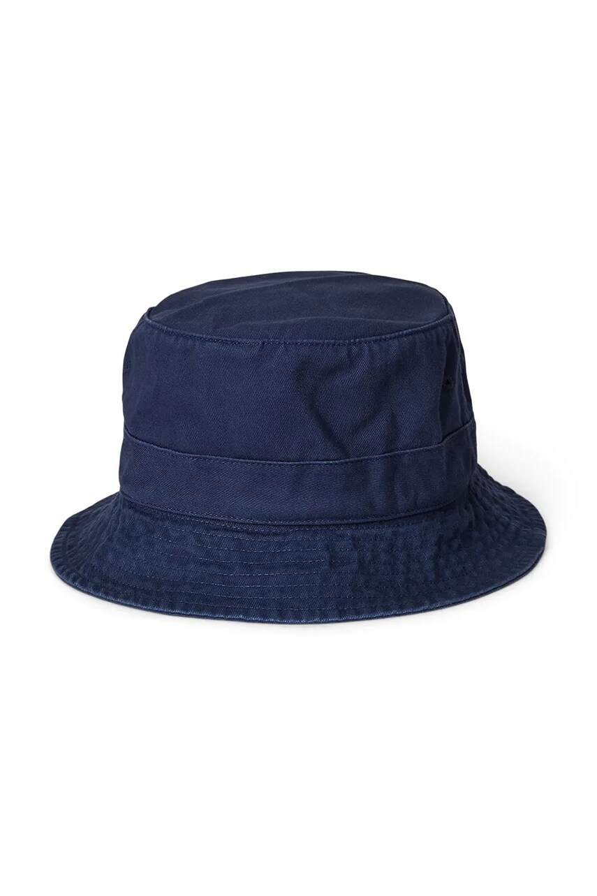 Бавовняний капелюх Polo Ralph Lauren колір синій з бавовни 710963780