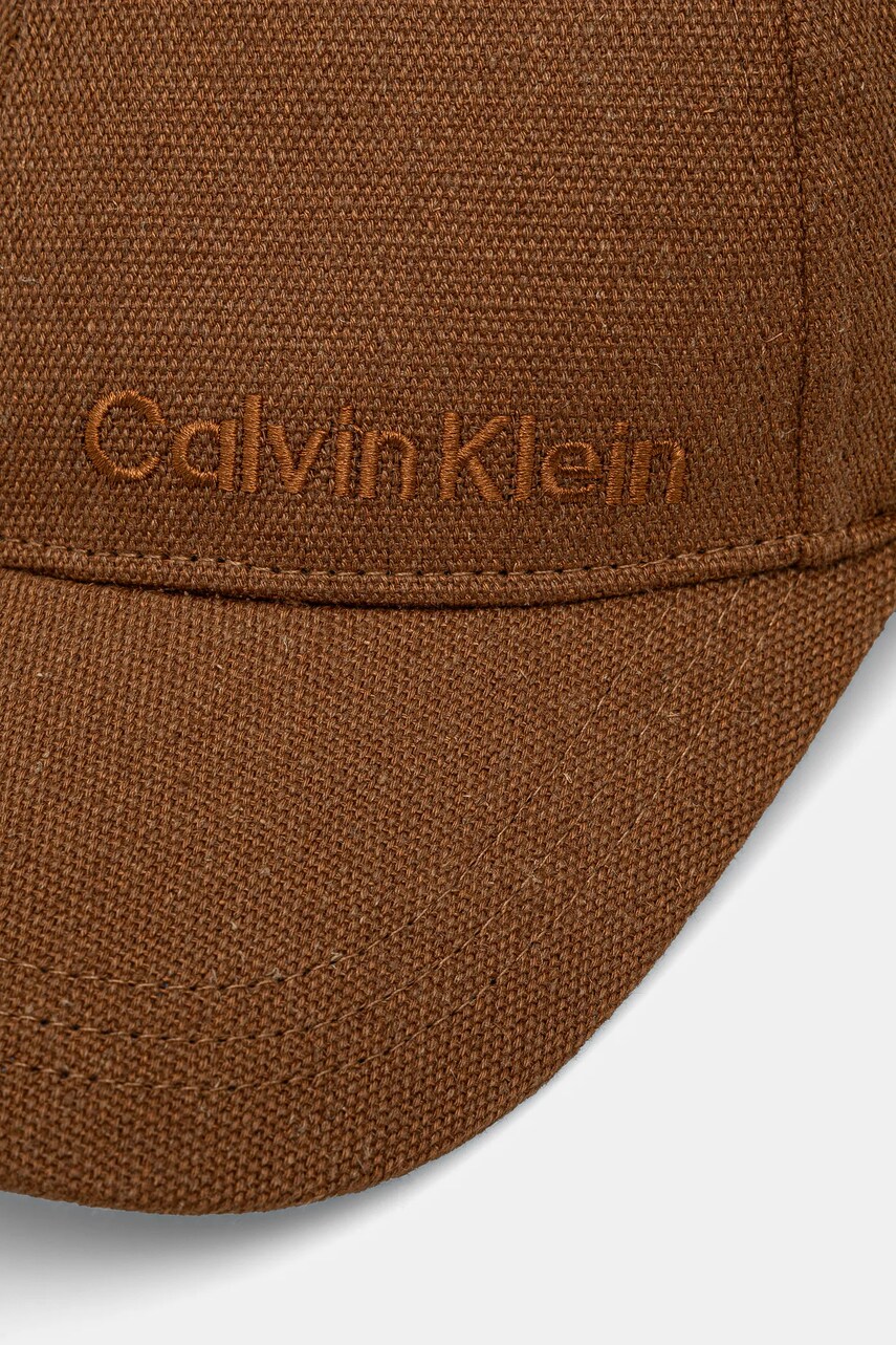 Кепка Calvin Klein колір коричневий однотонна K50K512978