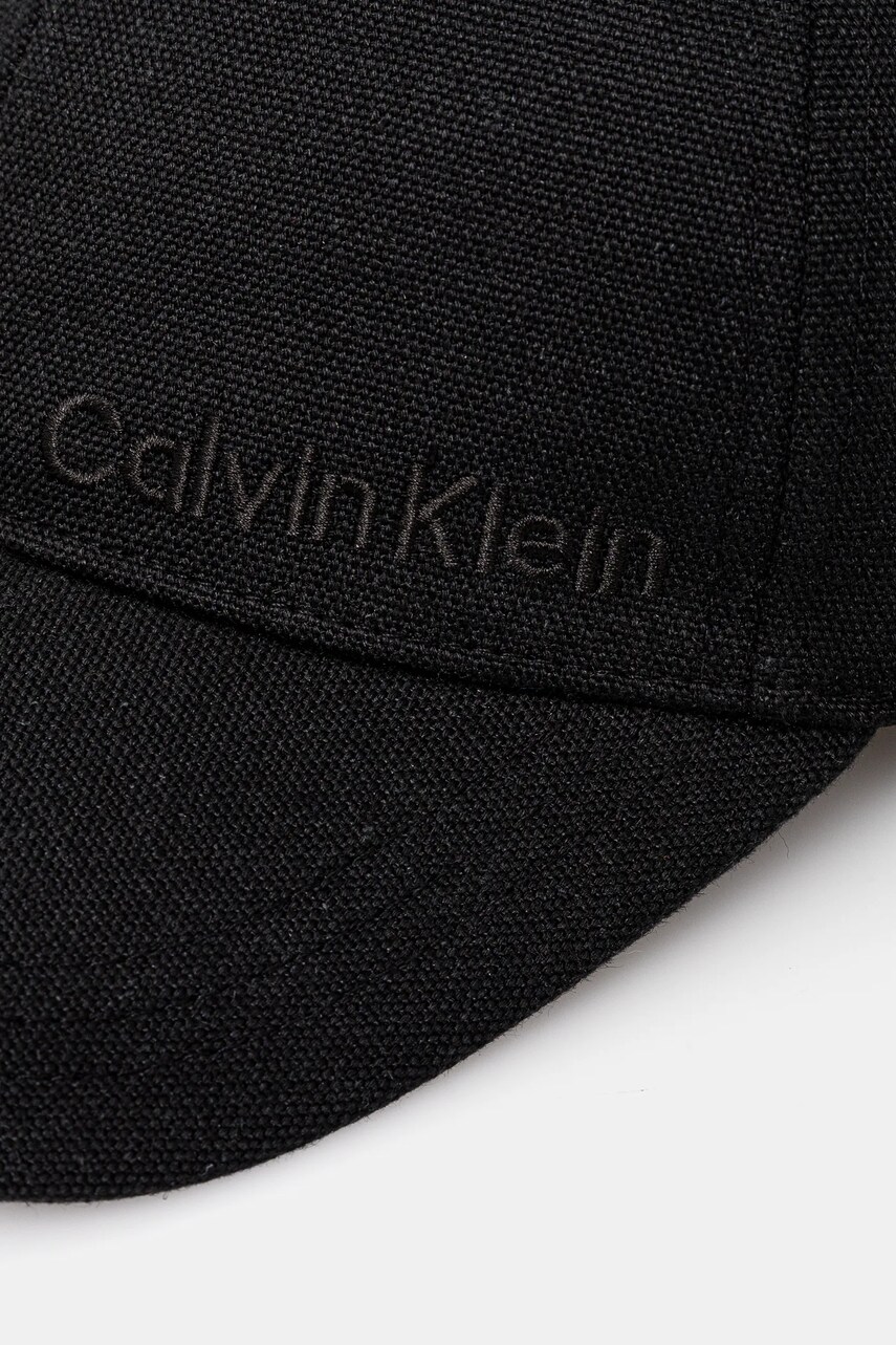 Кепка Calvin Klein колір чорний однотонна K50K512978