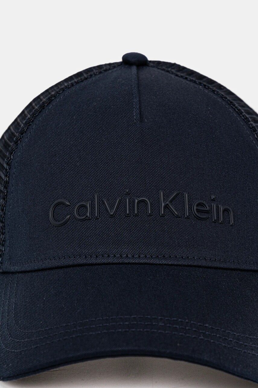 Кепка Calvin Klein колір синій однотонна K50K513015