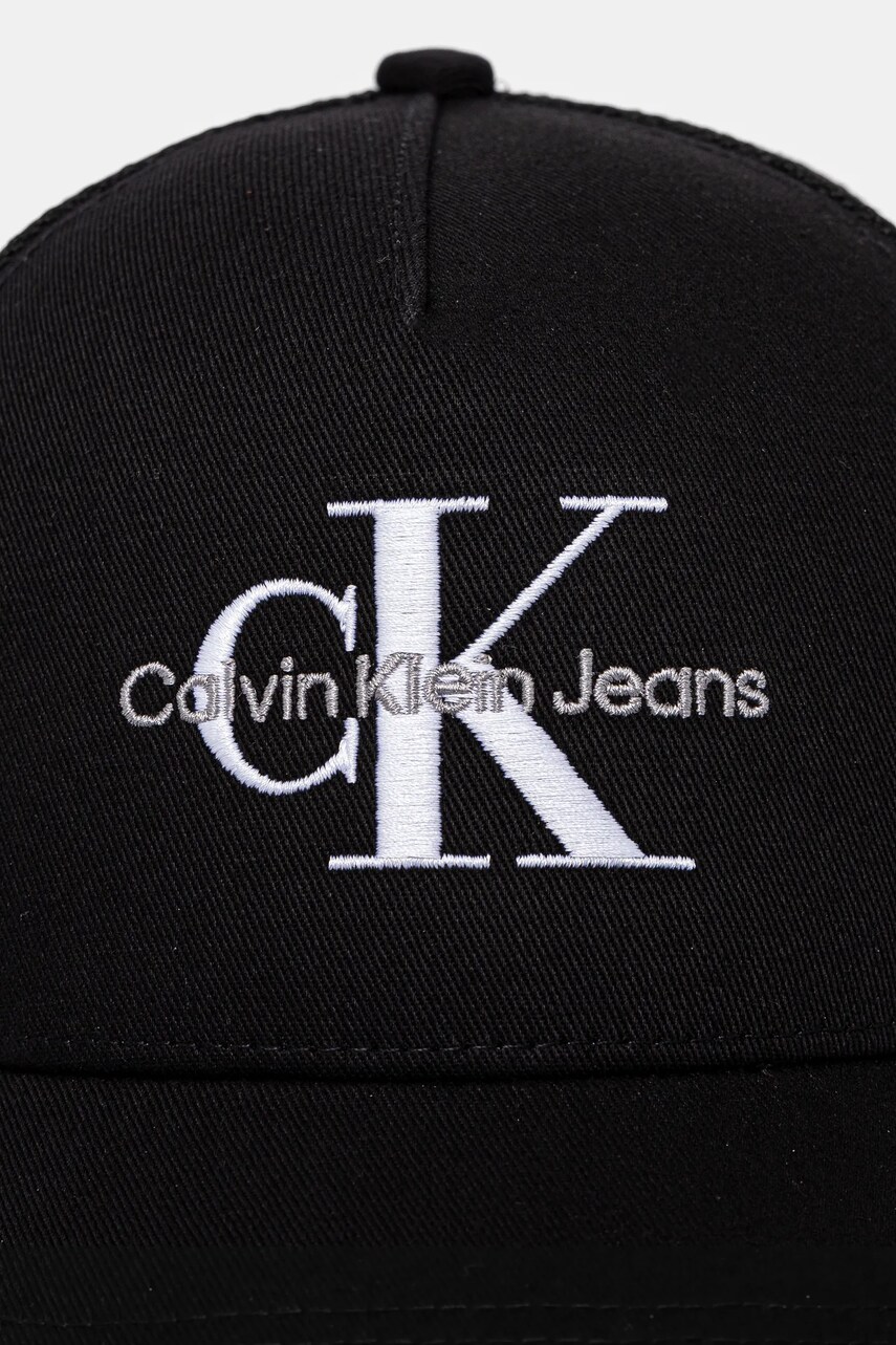 Кепка Calvin Klein Jeans колір чорний з аплікацією LV04G5065G