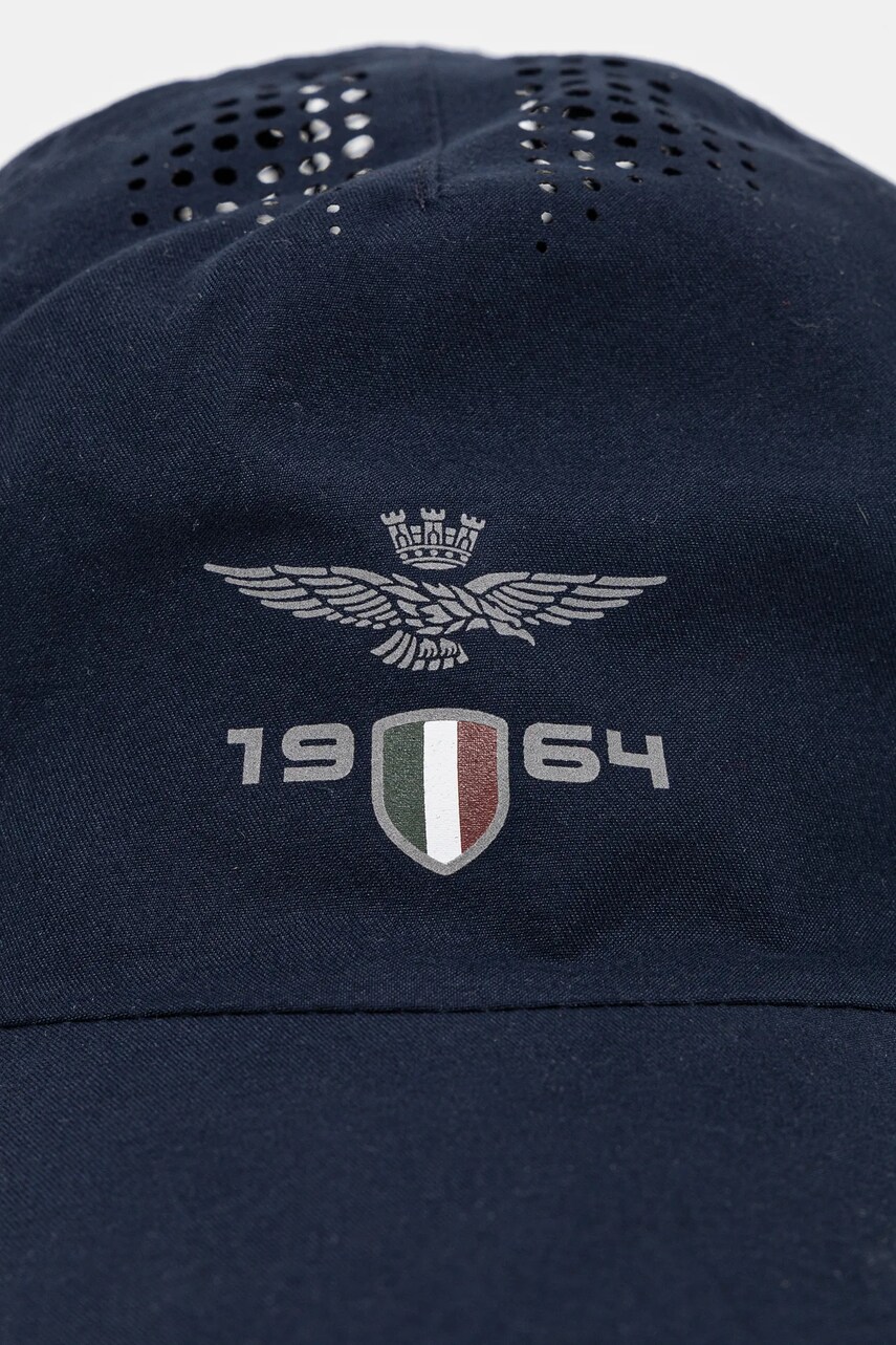 Кепка Aeronautica Militare колір синій з принтом HA1199CT3495