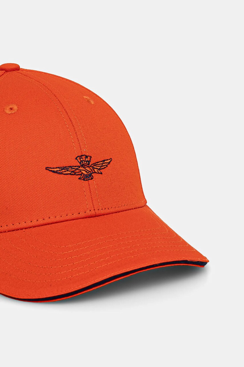 Кепка Aeronautica Militare колір помаранчевий з аплікацією HA1212CT3299