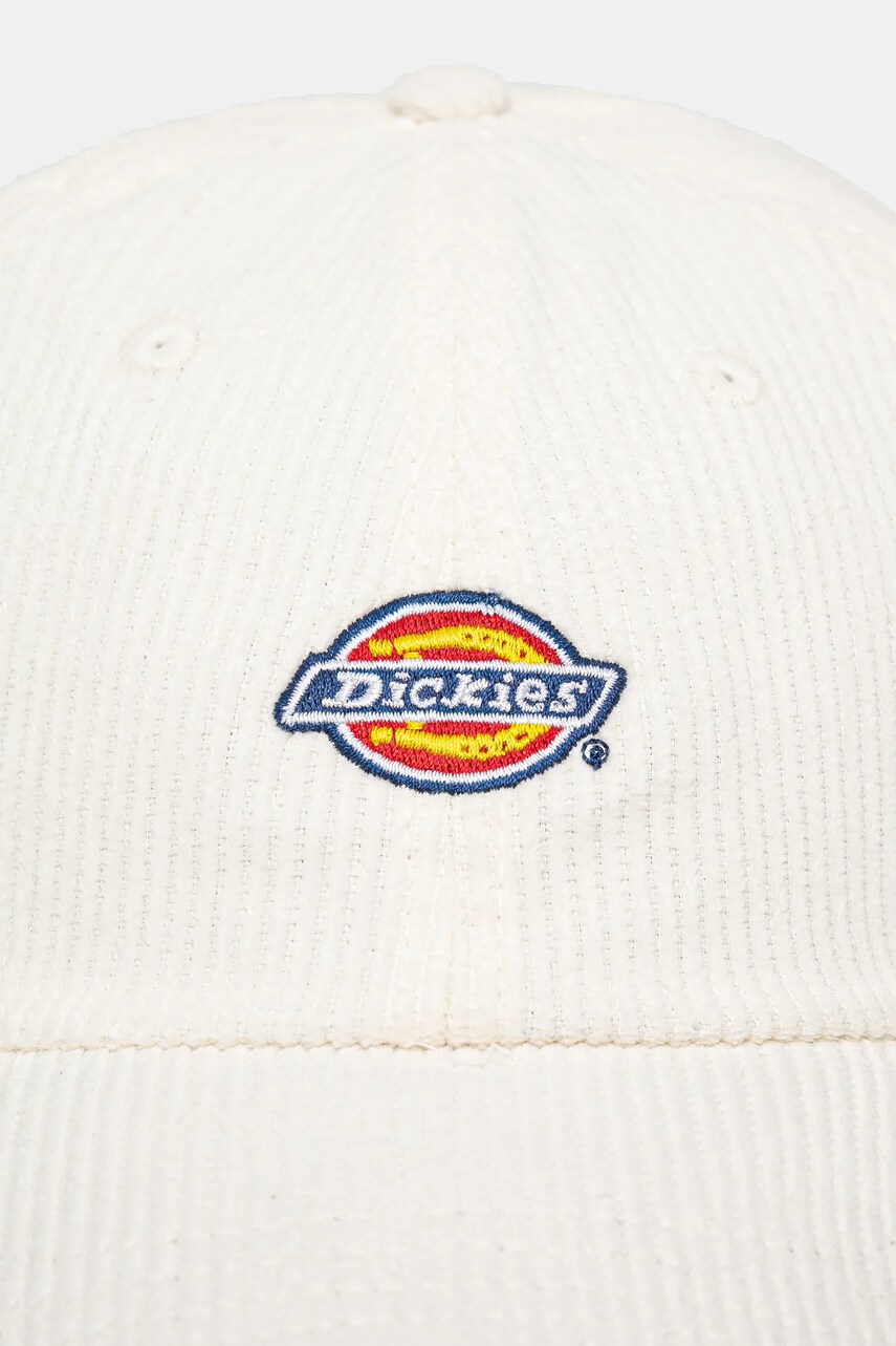Вельветова кепка Dickies колір бежевий з аплікацією DK0A4ZAYC481