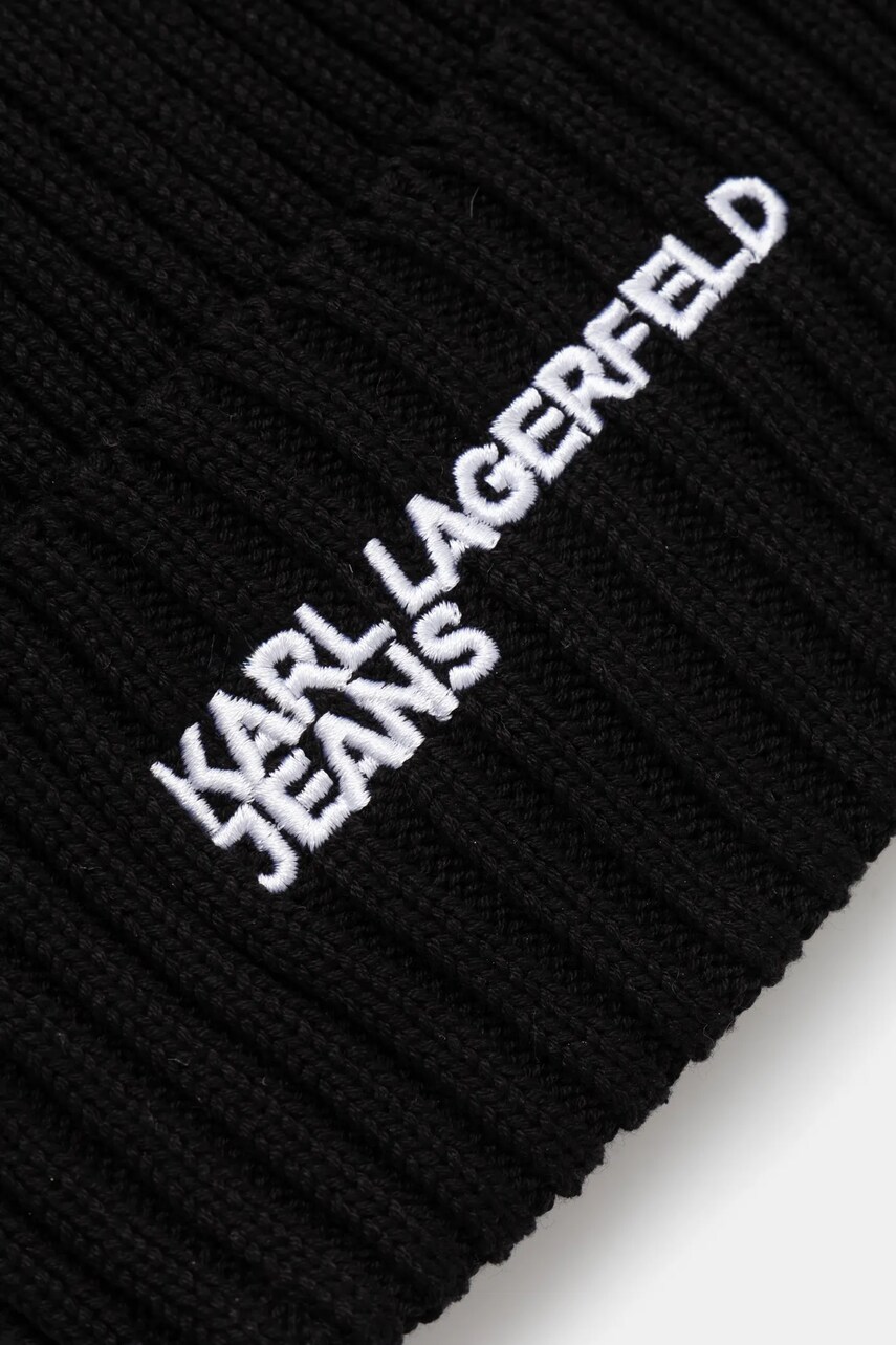 Шапка Karl Lagerfeld Jeans колір чорний  A1W33004