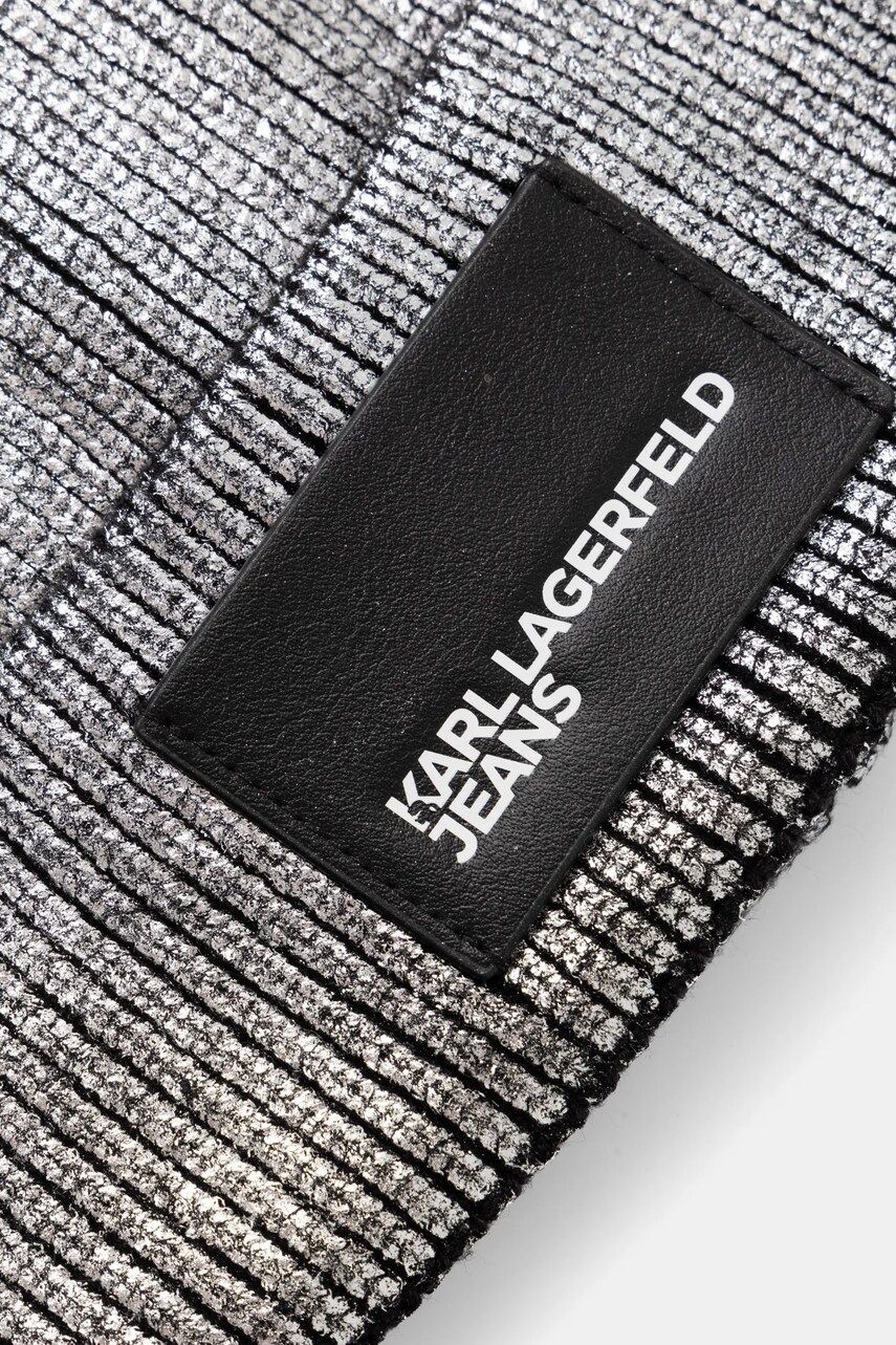 Шапка Karl Lagerfeld Jeans колір срібний  A1W33110