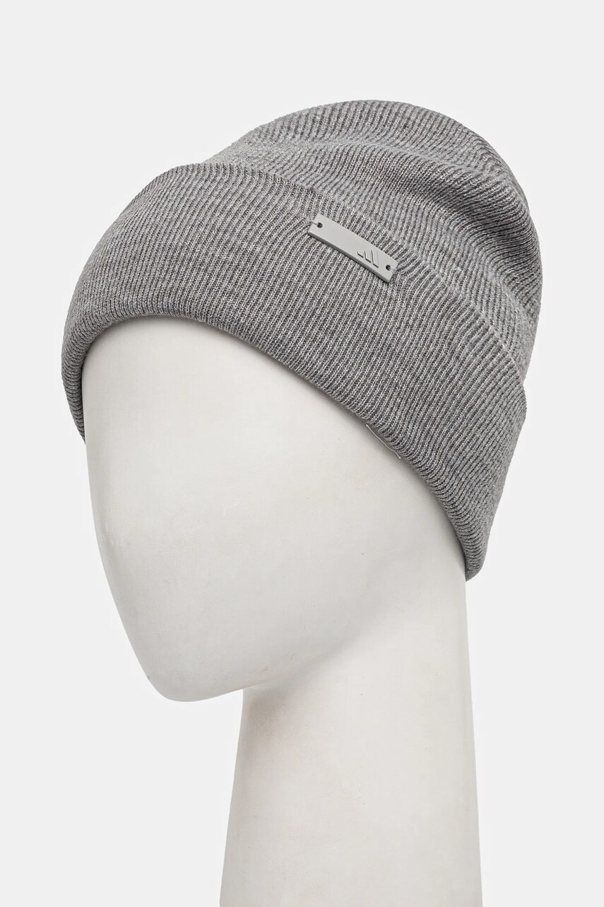 Шапка adidas TONAL MET BEAN колір сірий  JD0295