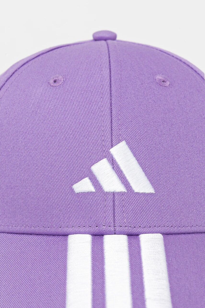Кепка adidas BBALL 3S CAP NL колір фіолетовий з аплікацією JP0390
