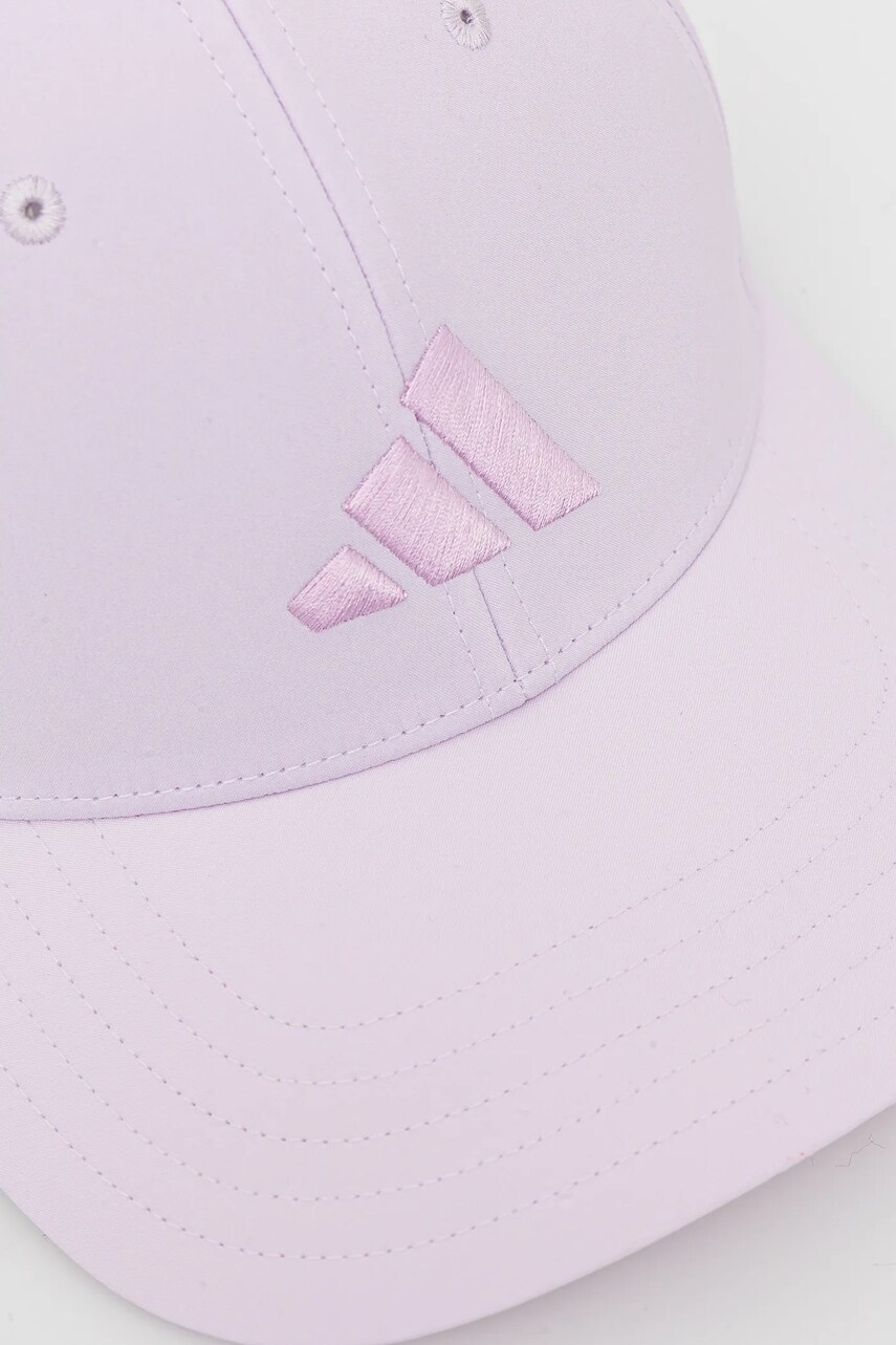 Кепка adidas BBCAP LT NL колір фіолетовий однотонна JN2413