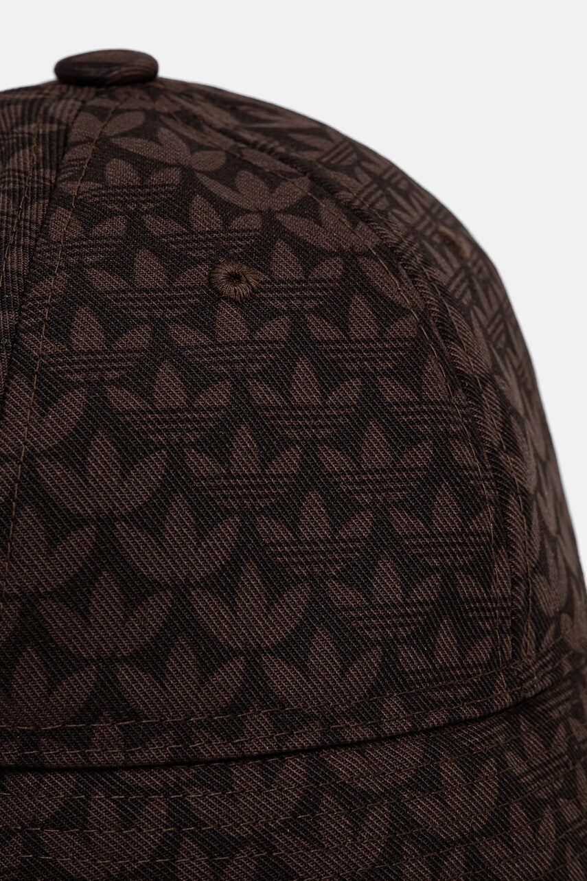 Капелюх adidas Originals MONOGRAM BUCKET колір коричневий JD0973