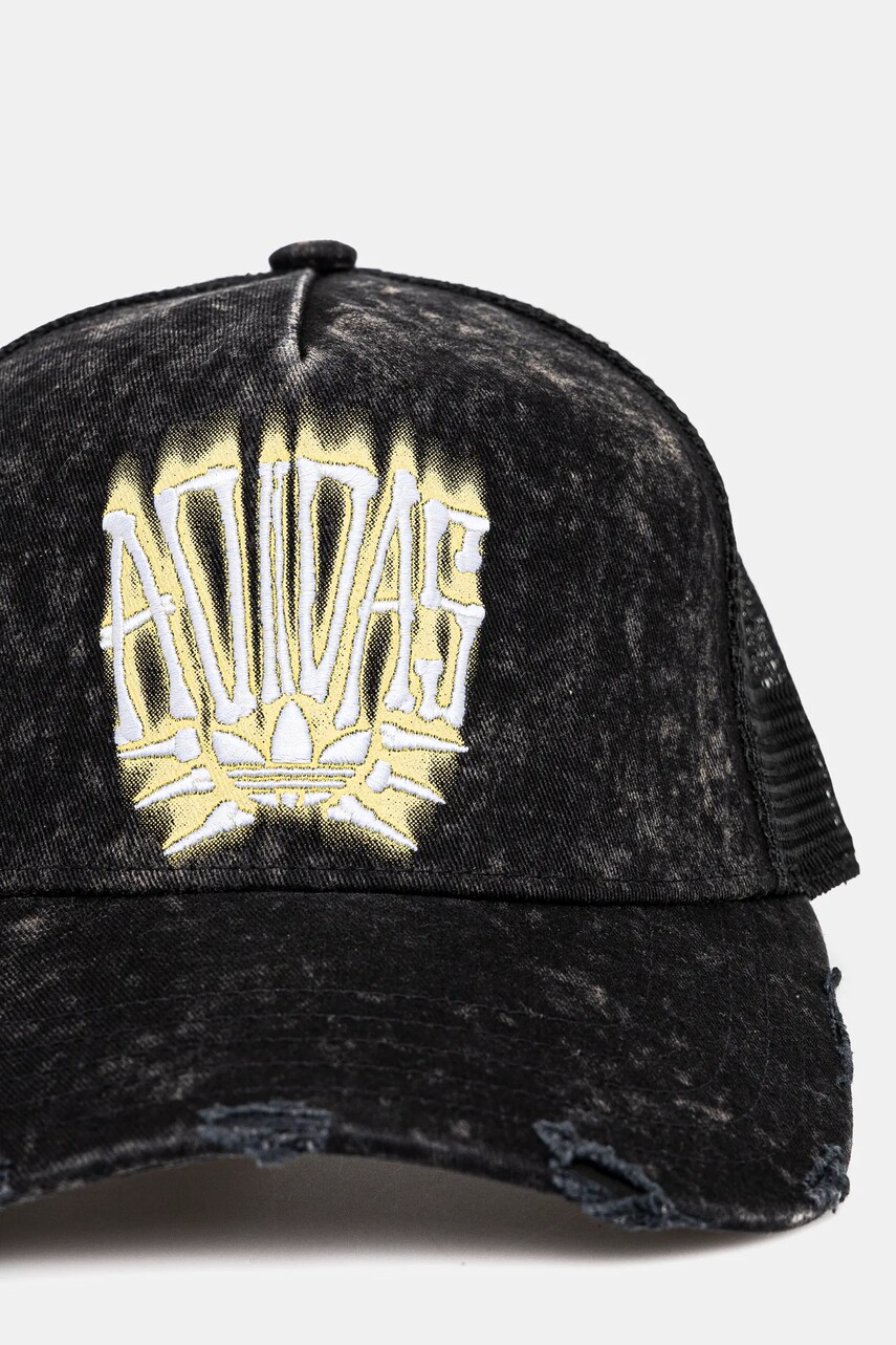 Кепка adidas Originals SKELETON колір чорний візерунок JD0974