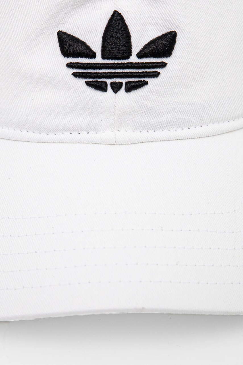 Кепка adidas Originals BASEBALL AC колір білий однотонна JC6025