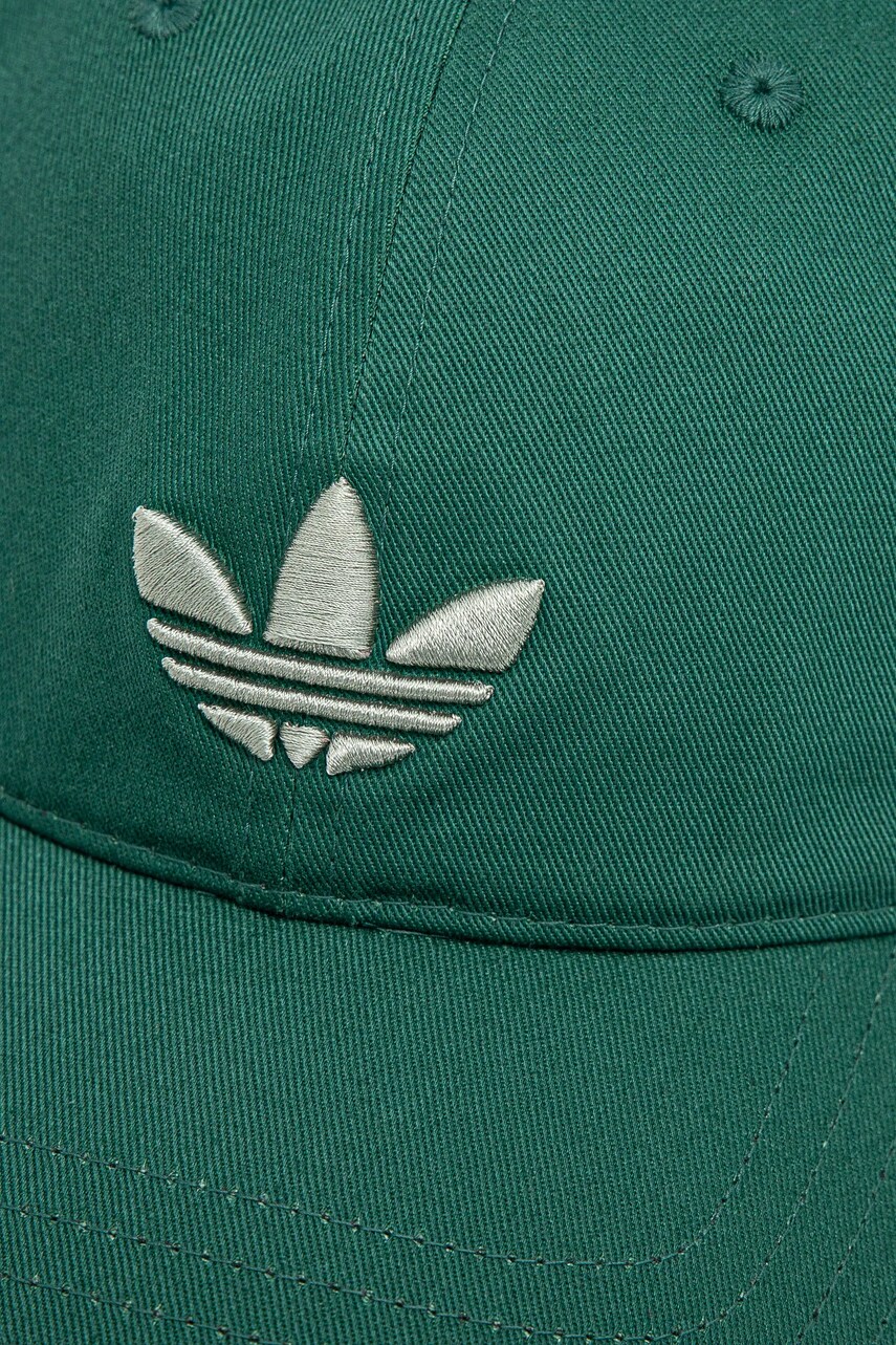 Кепка adidas Originals BASEBALL AC колір зелений однотонна JC6031