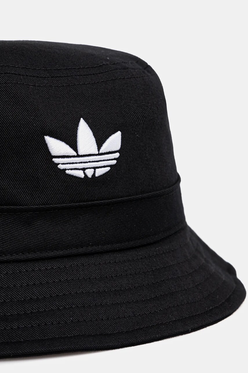 Бавовняний капелюх adidas Originals Adicolor колір чорний з бавовни JC6041