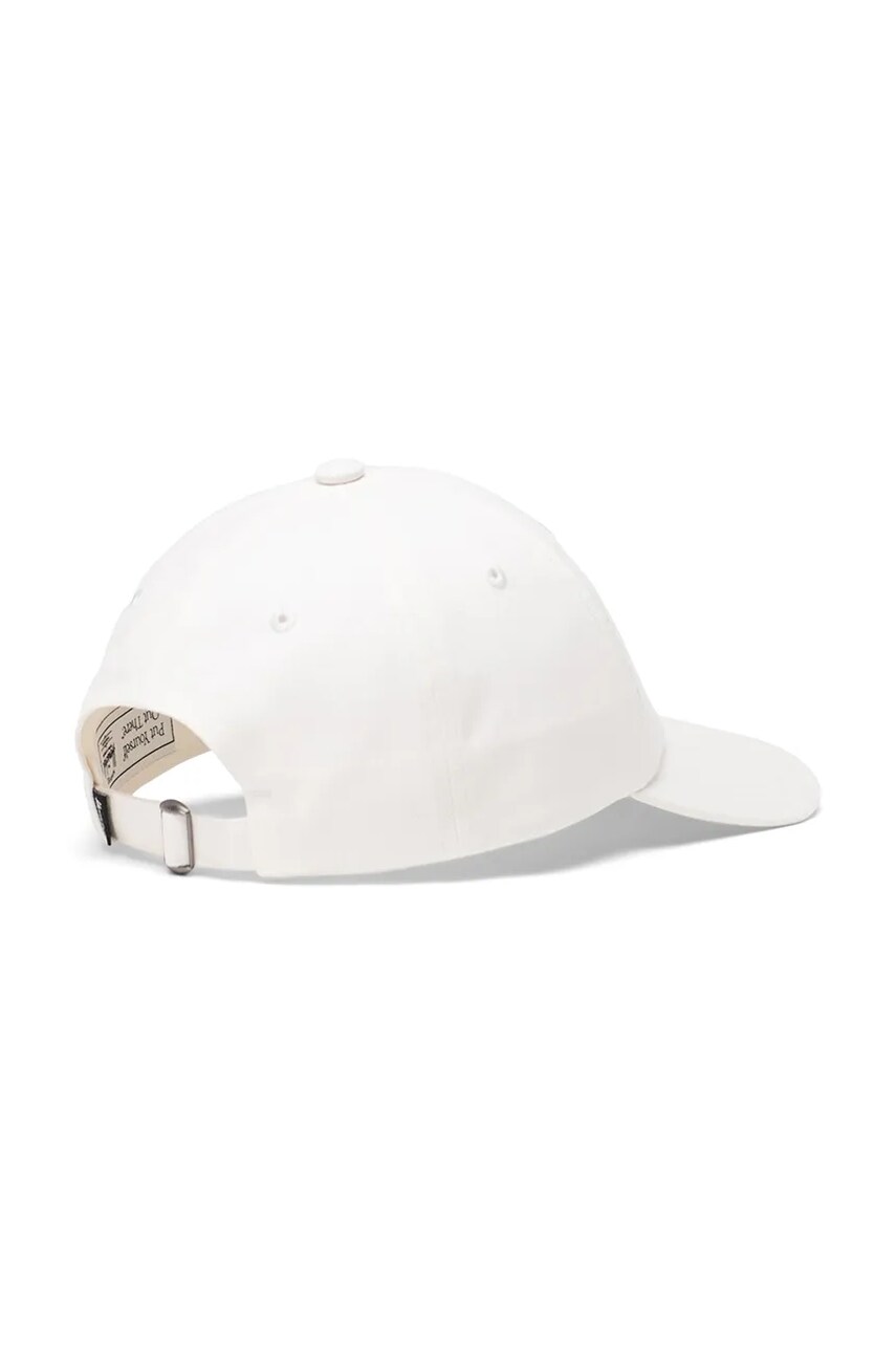 Бавовняна бейсболка Herschel колір сірий однотонна 50554-05977-OS