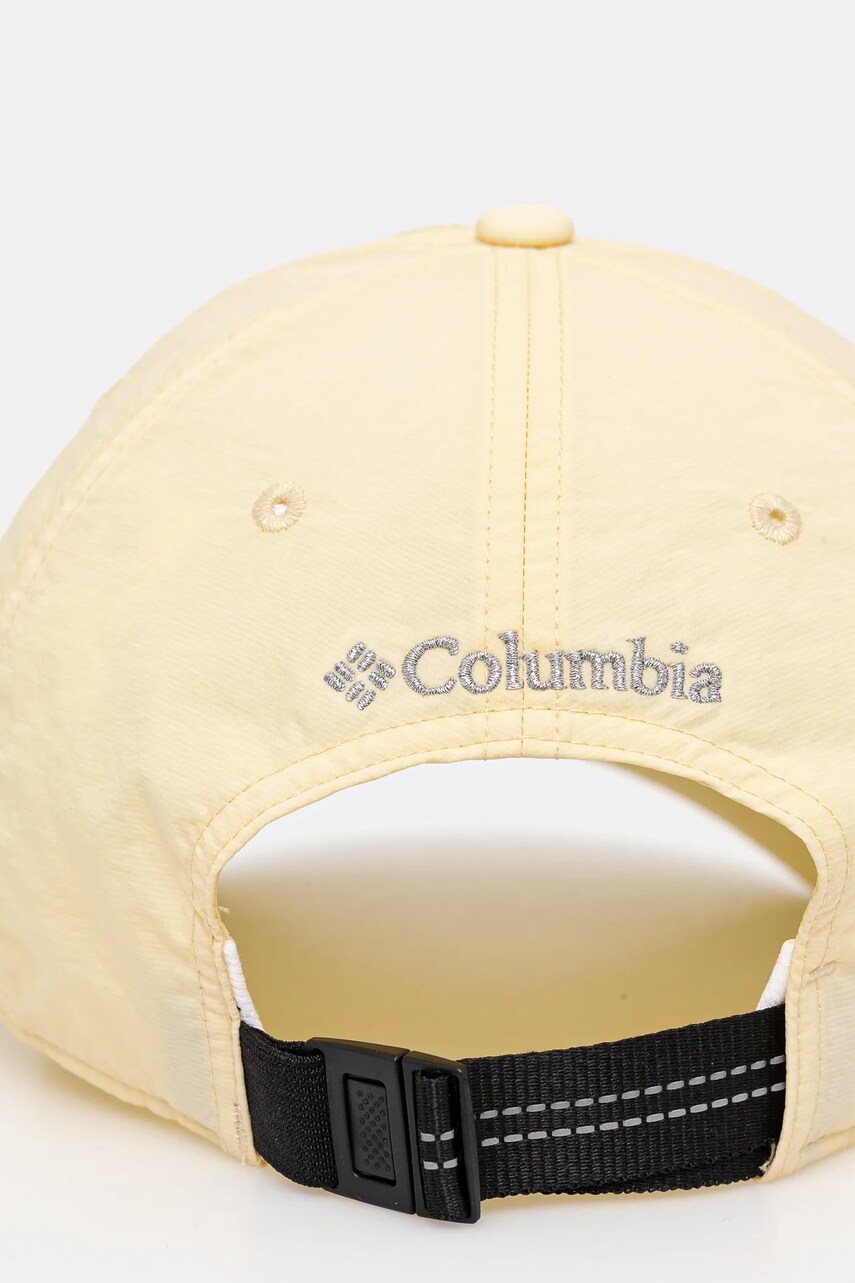 Кепка Columbia колір жовтий з аплікацією 2121191
