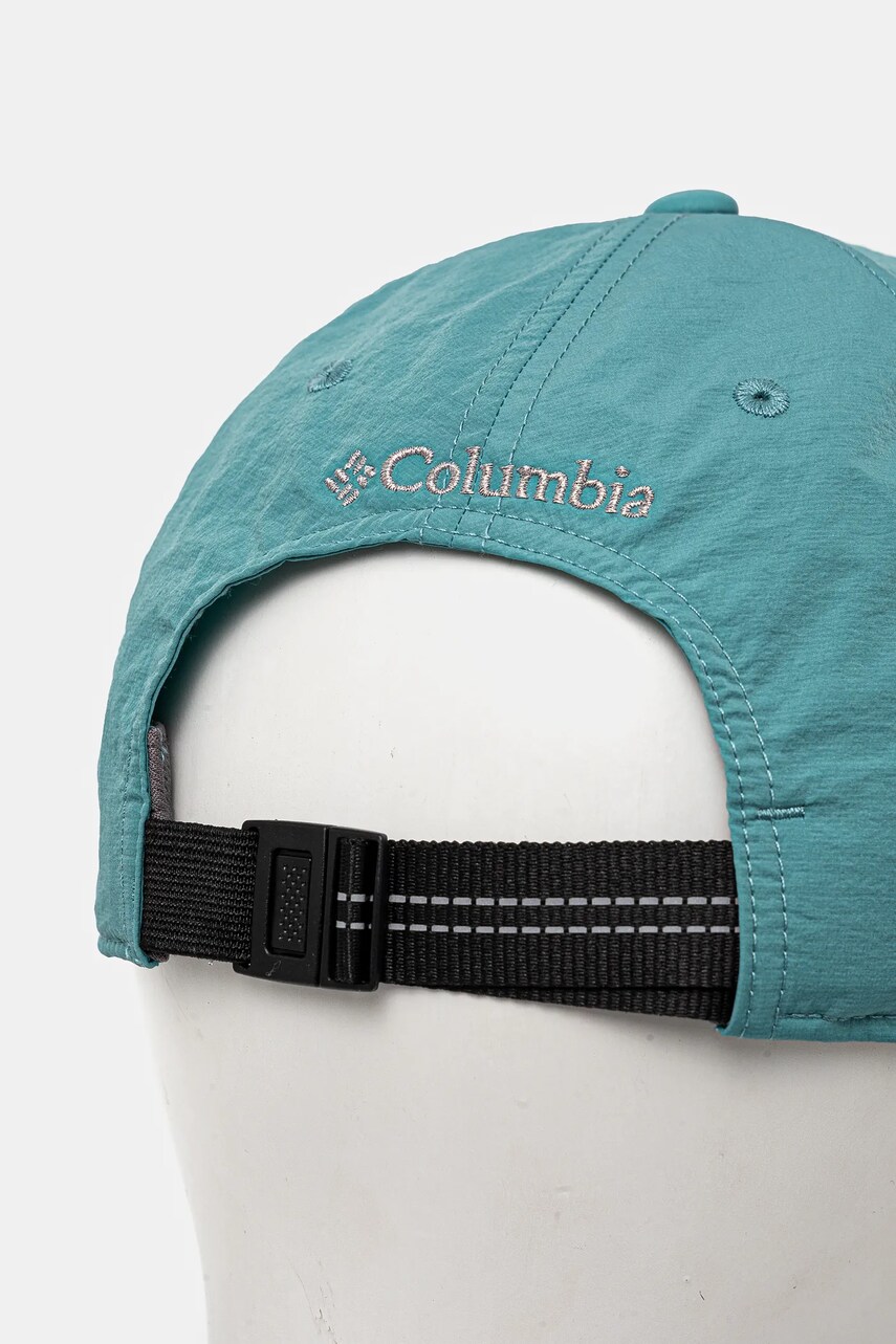 Кепка Columbia колір бірюзовий з аплікацією 2121191