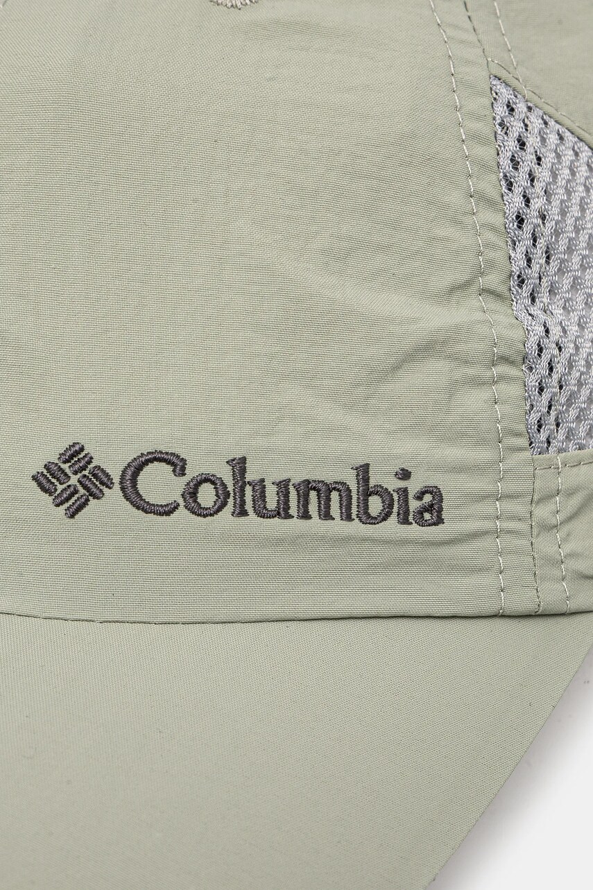 Кепка Columbia колір зелений однотонна 2121071