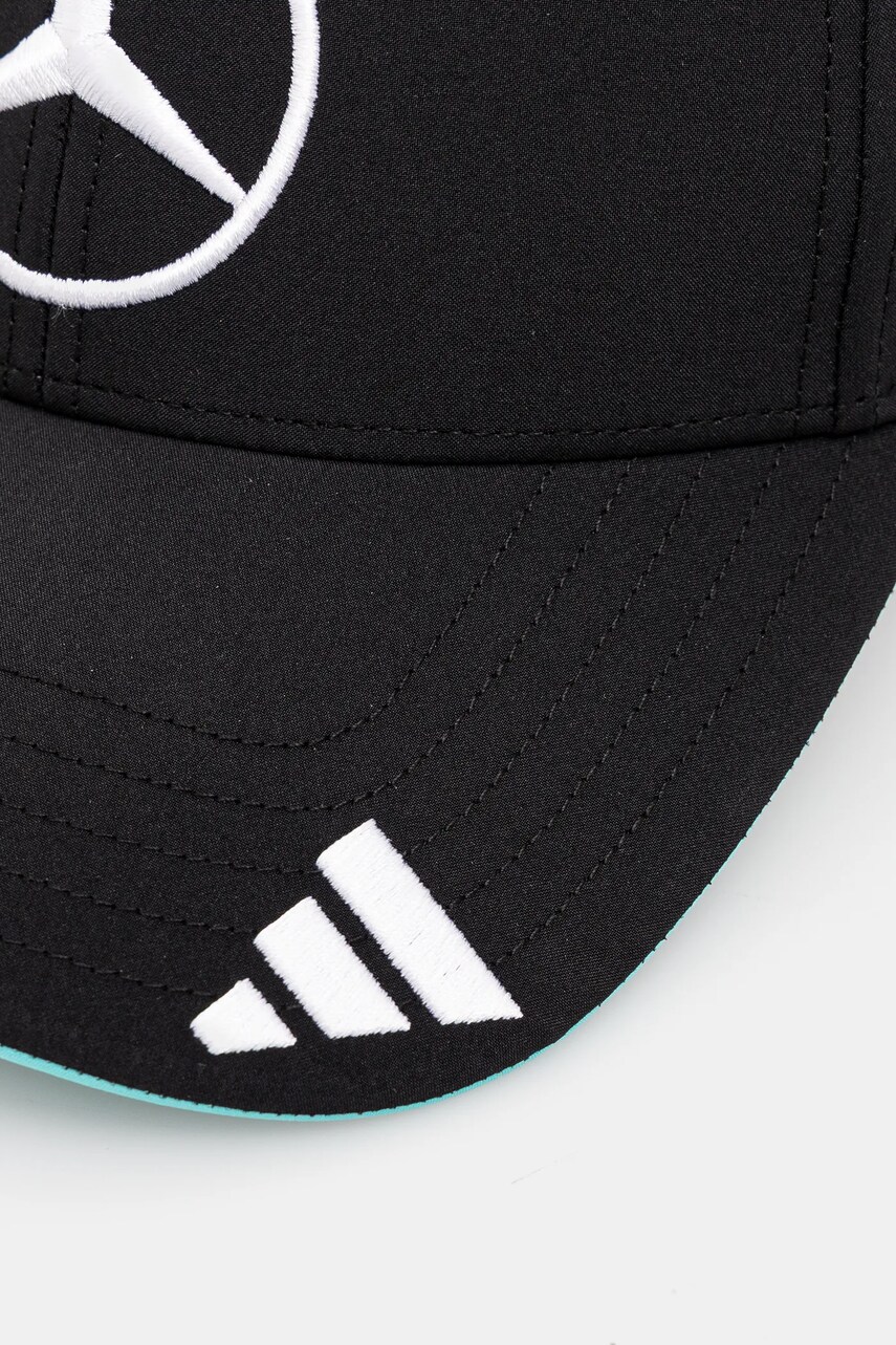 Кепка adidas x Mercedes колір чорний з аплікацією JW6267