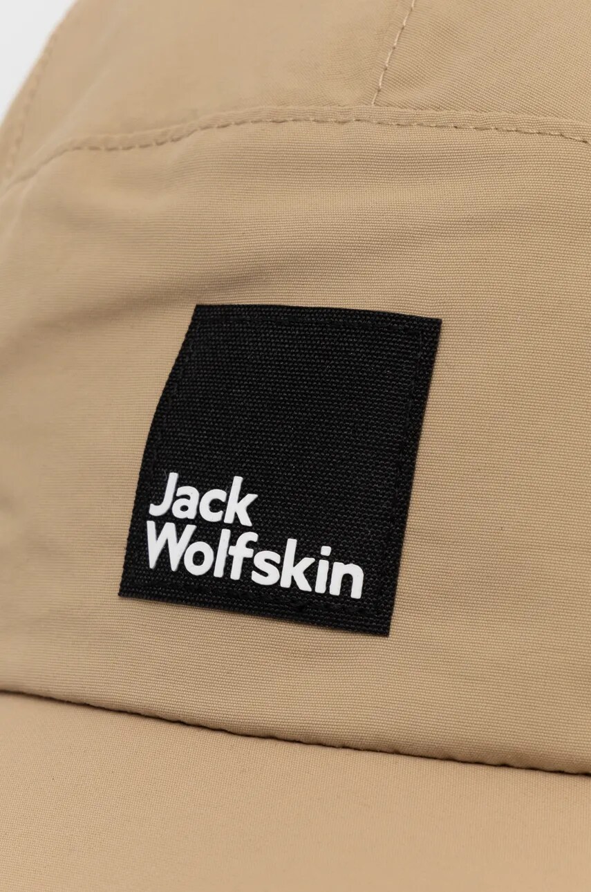 Кепка Jack Wolfskin Road Trip колір зелений з аплікацією A63652