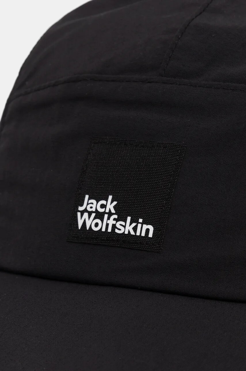 Кепка Jack Wolfskin Road Trip колір чорний з аплікацією A63652