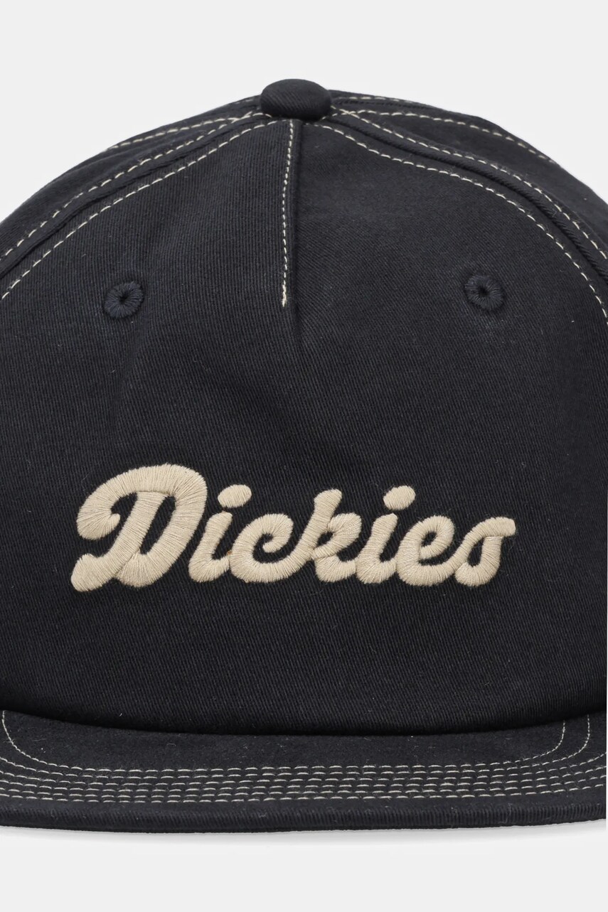 Кепка Dickies колір чорний з аплікацією DK0A4Z6IBLK1