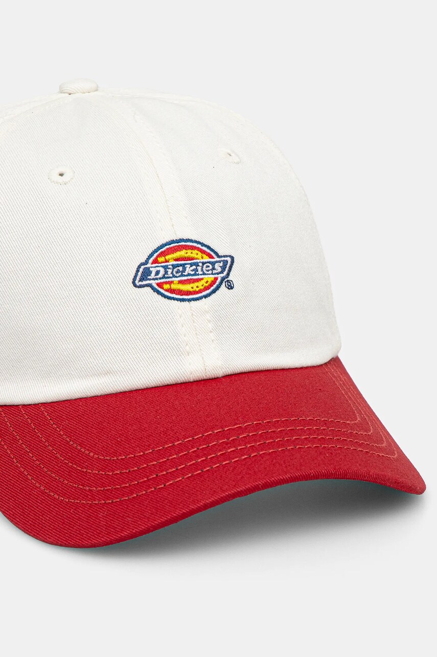 Бавовняна бейсболка Dickies колір бежевий з аплікацією DK0A4Z6LC481