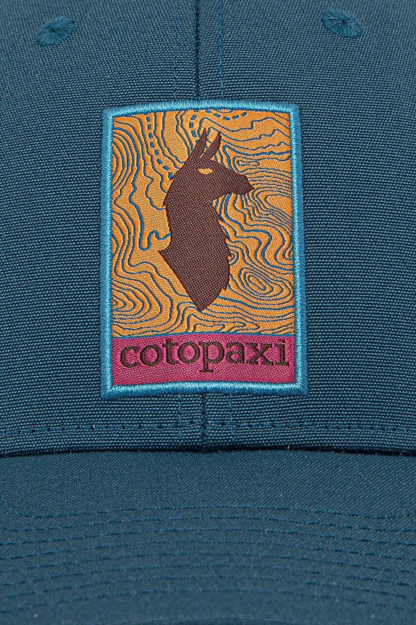 Кепка Cotopaxi Llama Map колір бірюзовий візерунок F23473U668