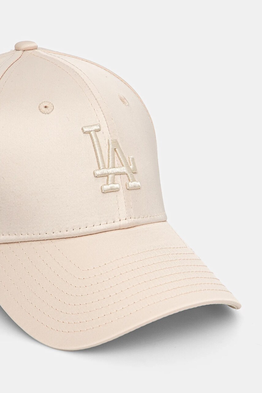 Кепка New Era колір бежевий з аплікацією 60595362