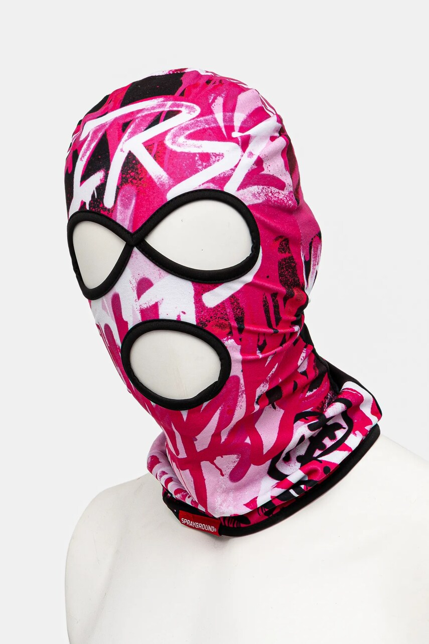 Балаклава Sprayground колір рожевий 910HW375NSZ