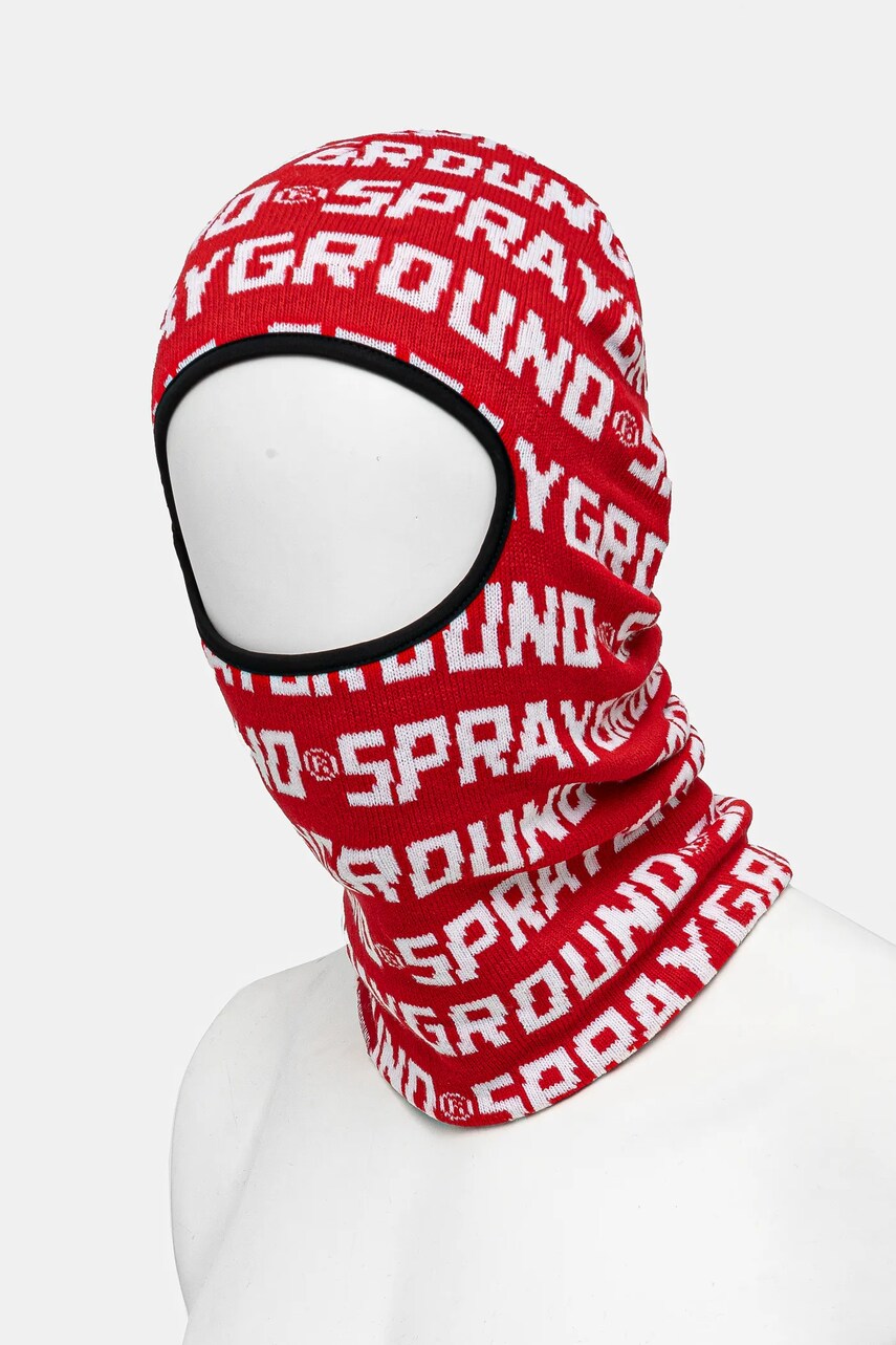 Балаклава Sprayground колір червоний 910HW390NSZ