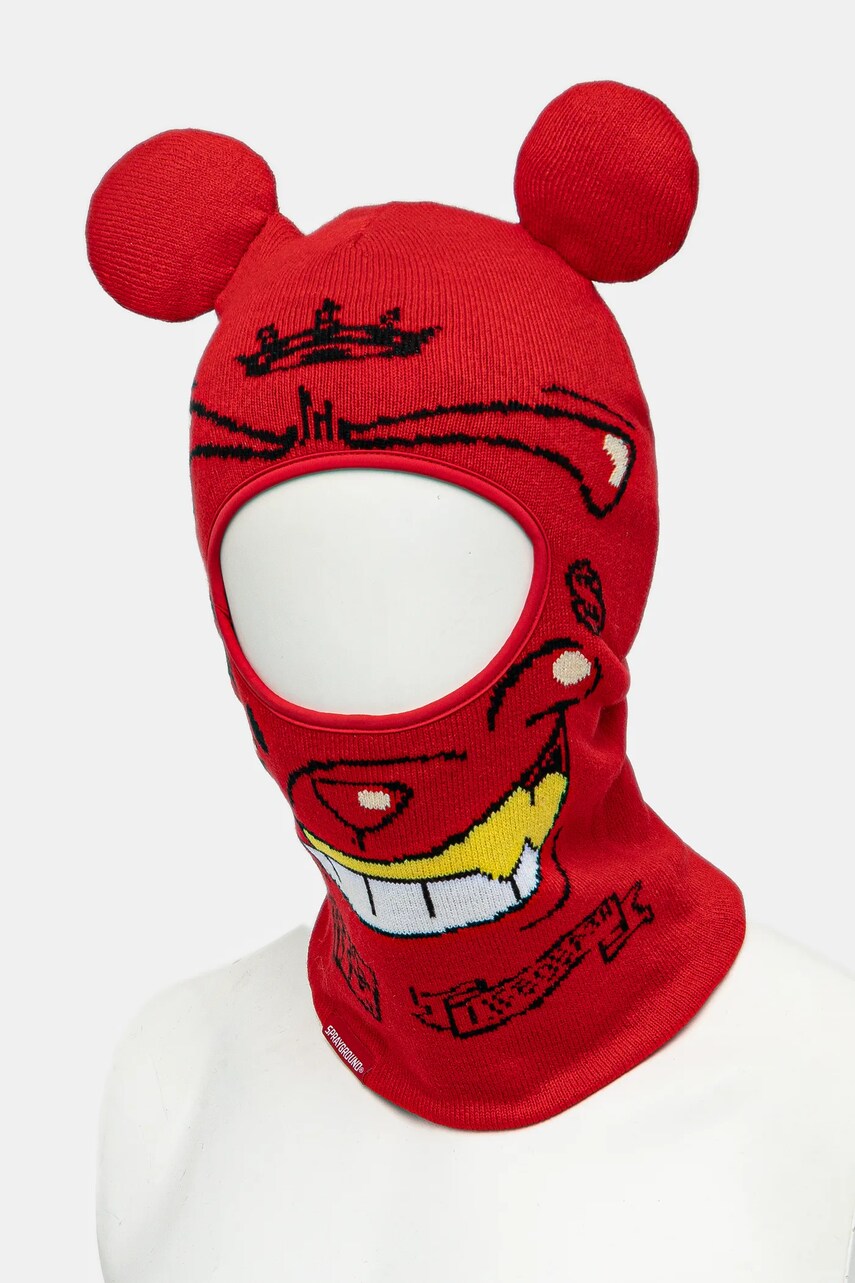 Балаклава Sprayground колір червоний 910HW382NSZ